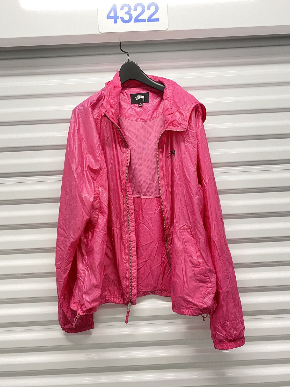 Stussy Stussy Wrinkled Nylon Beach Shell Jacket Pink - medium Size US M / EU 48-50 / 2 - 7 Thumbnail