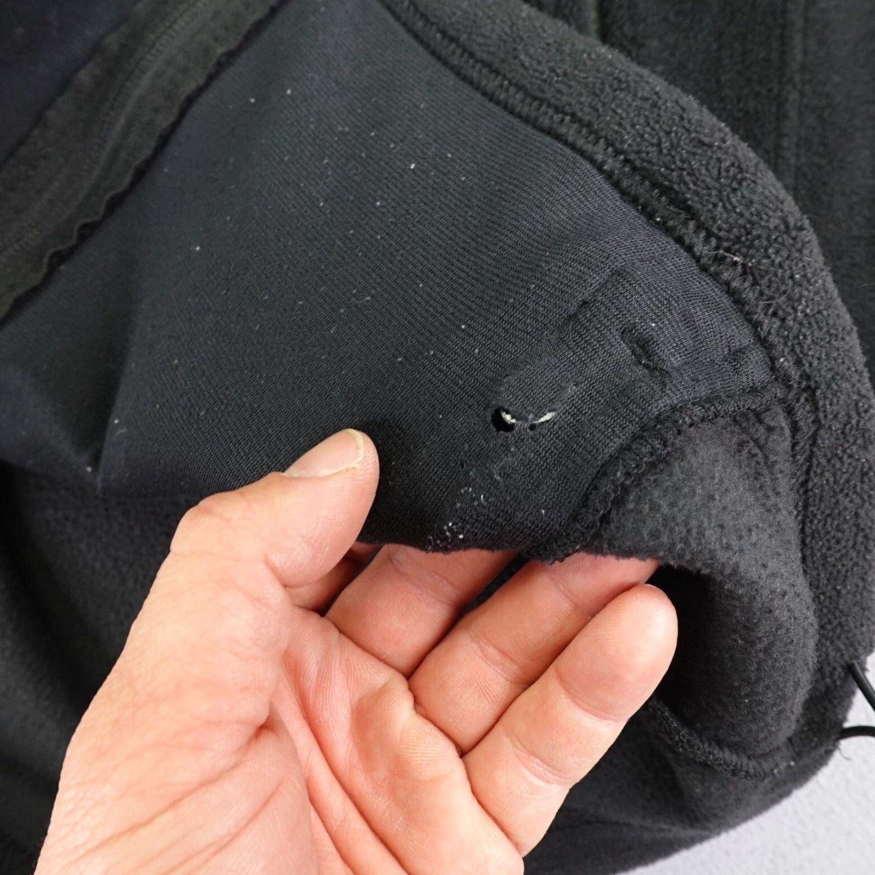 Vintage Columbia Jacket Women's Large Black Fleece Full Zip Up Sweater Coat Outdoor Size L / US 10 / IT 46 - 6 Thumbnail