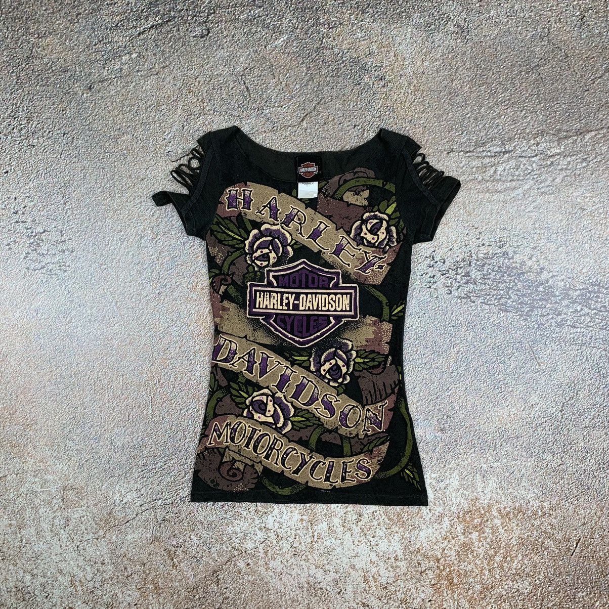 Y2K Harley Davidson Vintage Big Logo Moto/Biker Tank Top