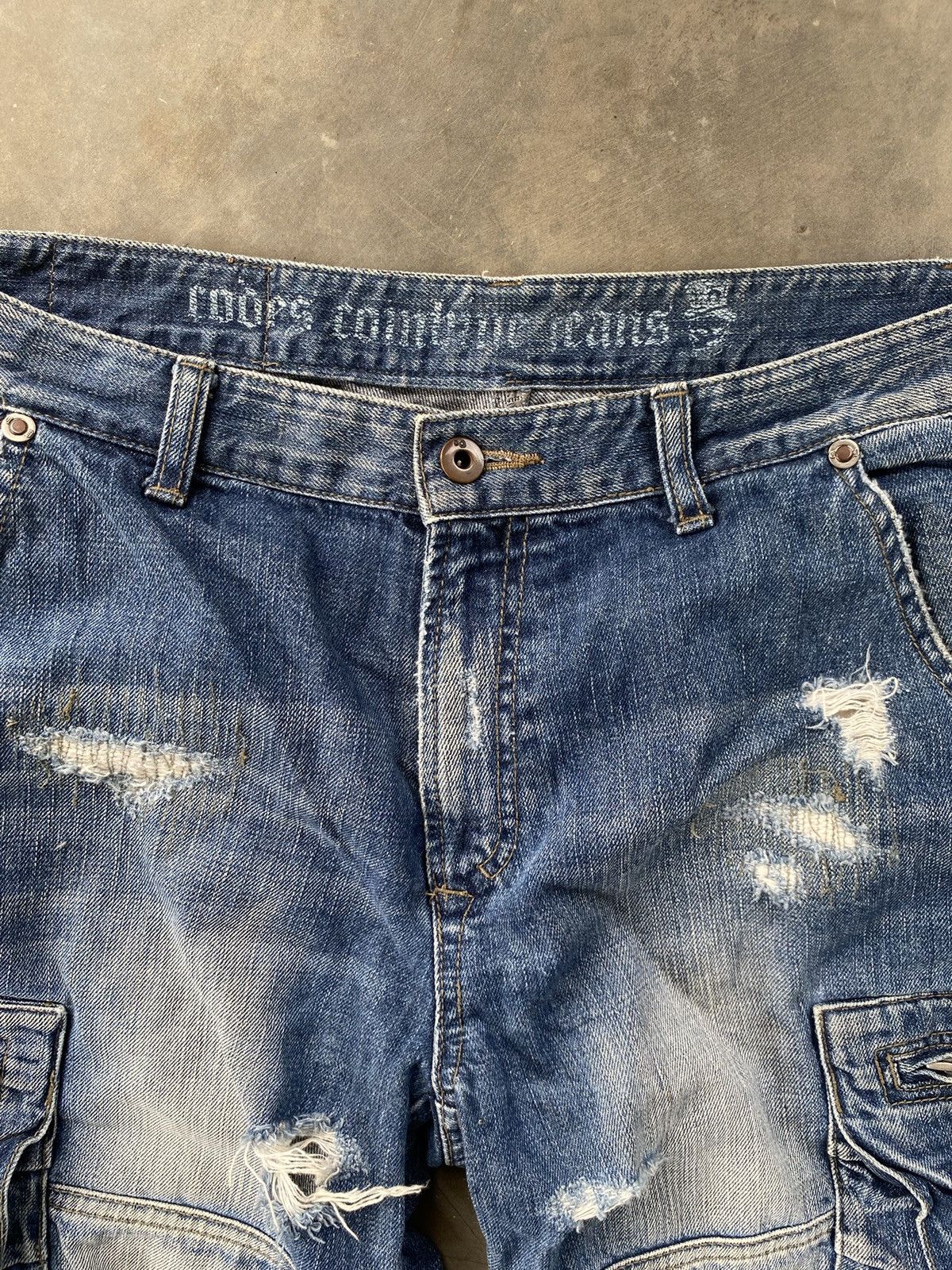 14th Addiction × If Six Was Nine × Japanese Brand Distress Codes Combine Pants Denim like if6was9 Size US 30 / EU 46 - 3 Thumbnail