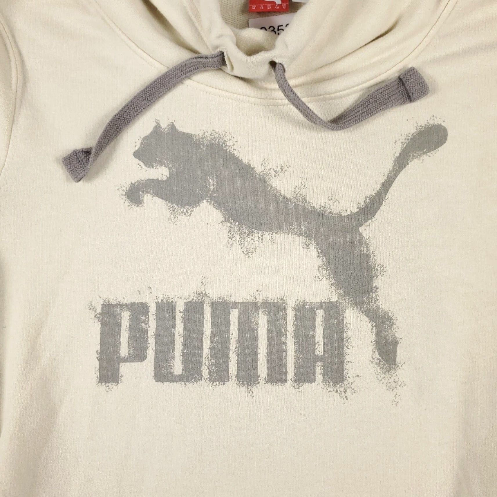 Puma PUMA Sweatshirt Women M Beige Cowl Neck Pullover Knit Logo Regular Womens Size M / US 6-8 / IT 42-44 - 2 Thumbnail
