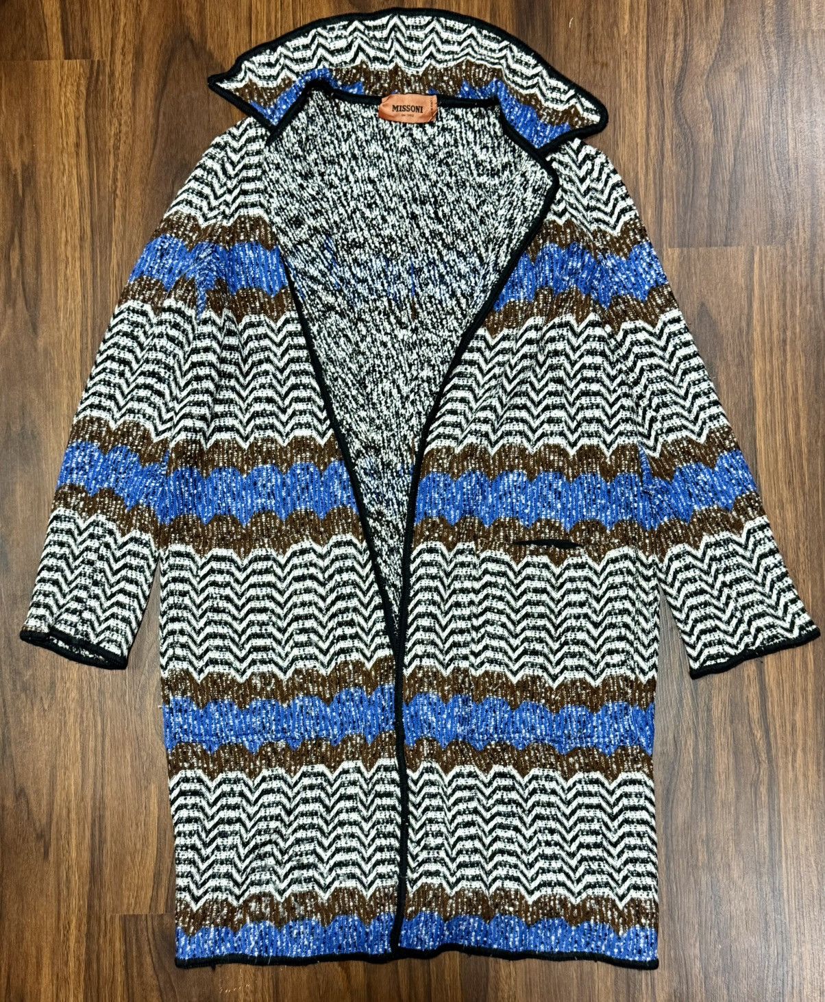 Missoni MISSONI ZIG ZAG CHEVRON LONG CARDIGAN Size M / US 6-8 / IT 42-44 - 1 Thumbnail