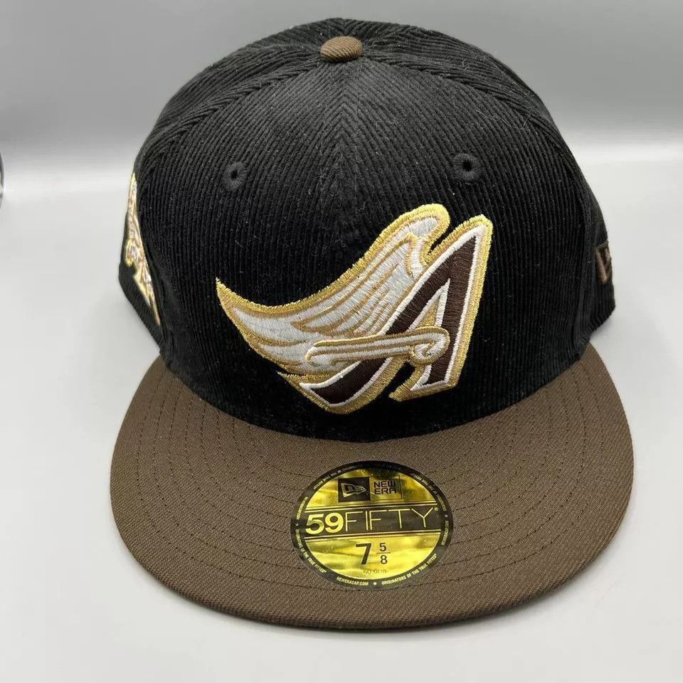 New Era Los Angeles LA Angels Hat Men 7 5/8 Corduroy Fitted Cap New Size ONE SIZE - 3 Thumbnail