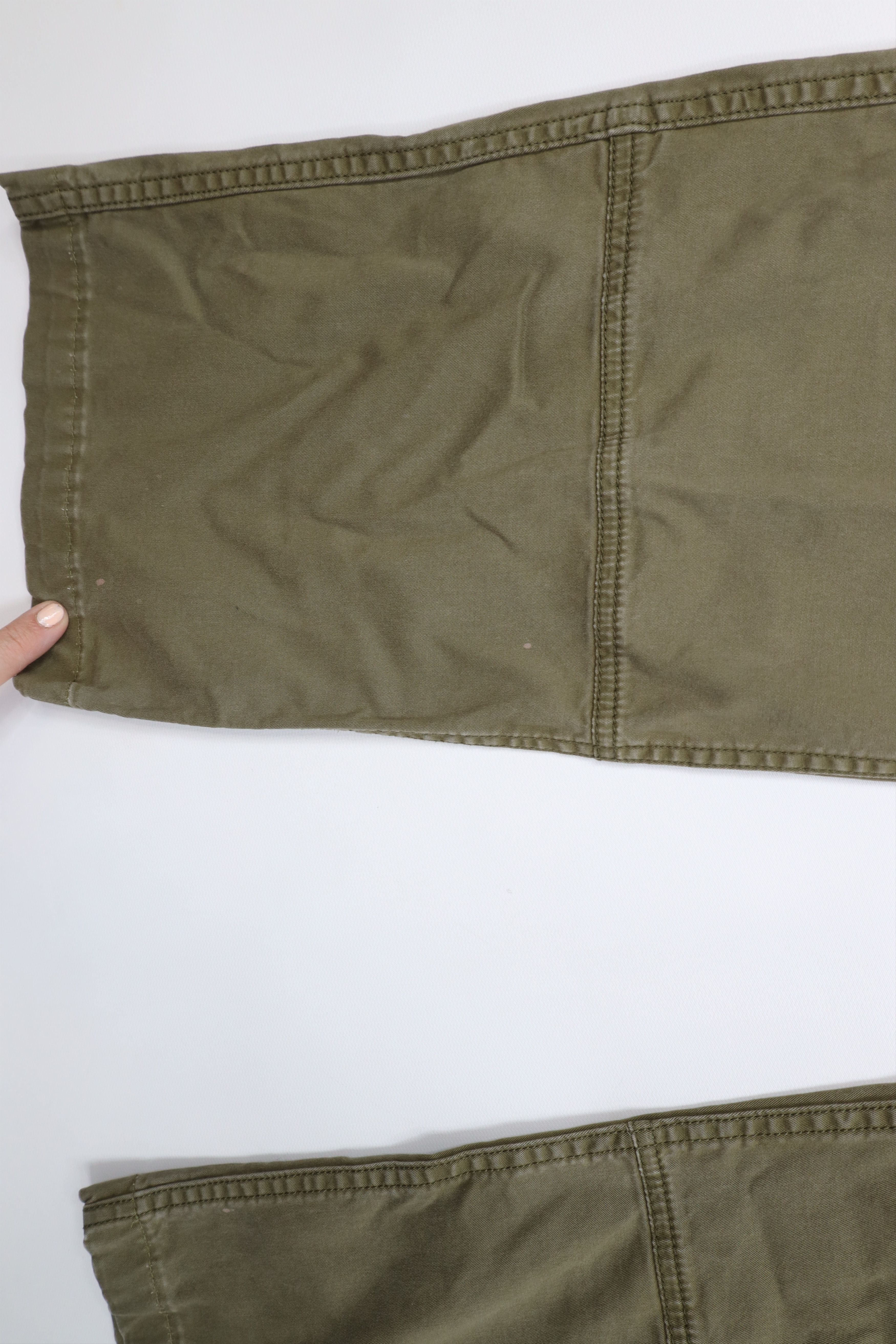 Lands' End Vintage Lands End Relaxed Wide Leg Cargo Pants Green Size US 38 / EU 54 - 5 Thumbnail