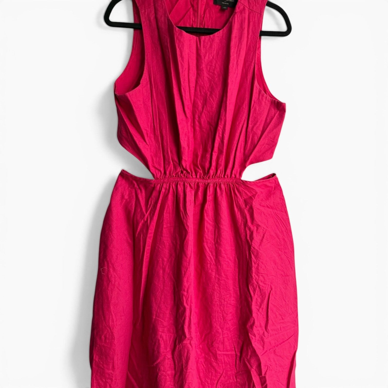Banana Republic Banana Republic Linen Blend Cutout Midi Dress Size 14 Size XL / US 12-14 / IT 48-50 - 7 Thumbnail