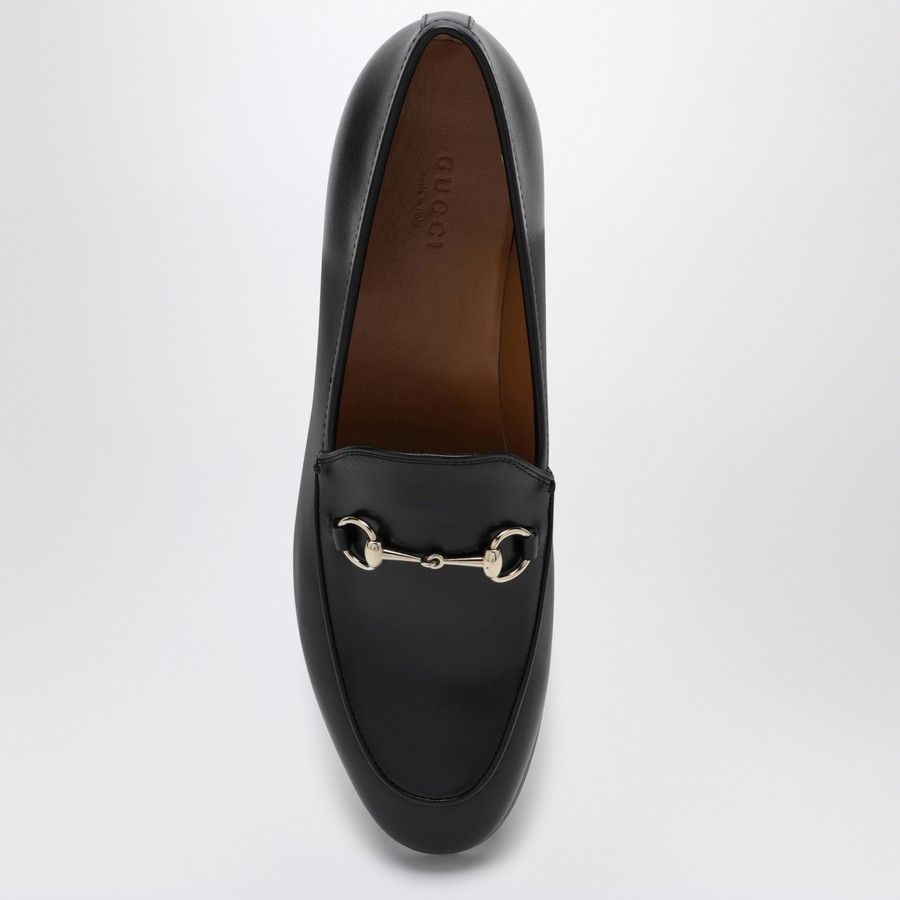 Gucci o1d2blof0824 Leather Jordaan Loafer in Black Size US 8.5 / IT 38.5 - 3 Thumbnail