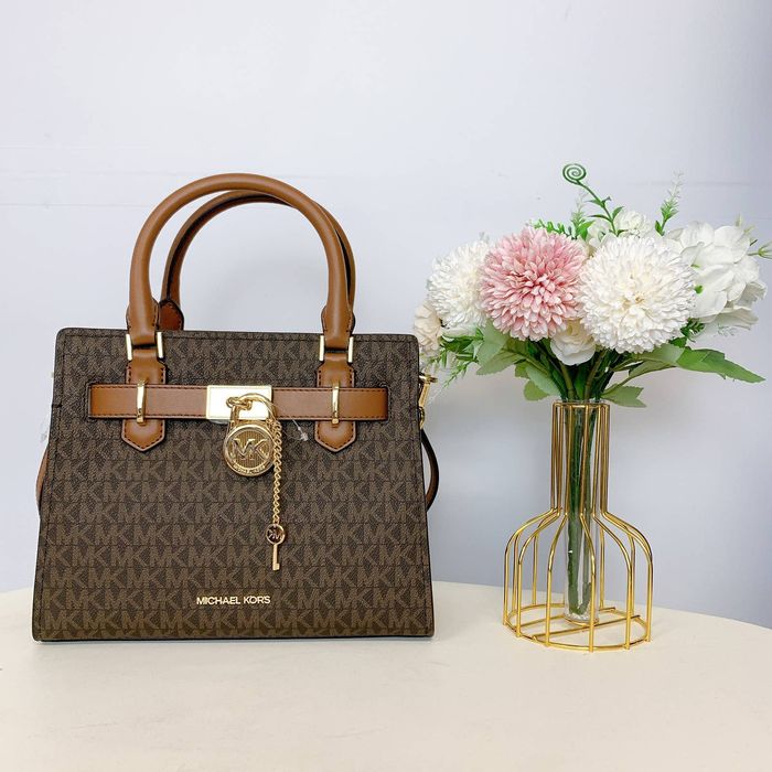 Michael Kors Michael Kors 35F1GHMS1B Hamilton Small Satchel in ...