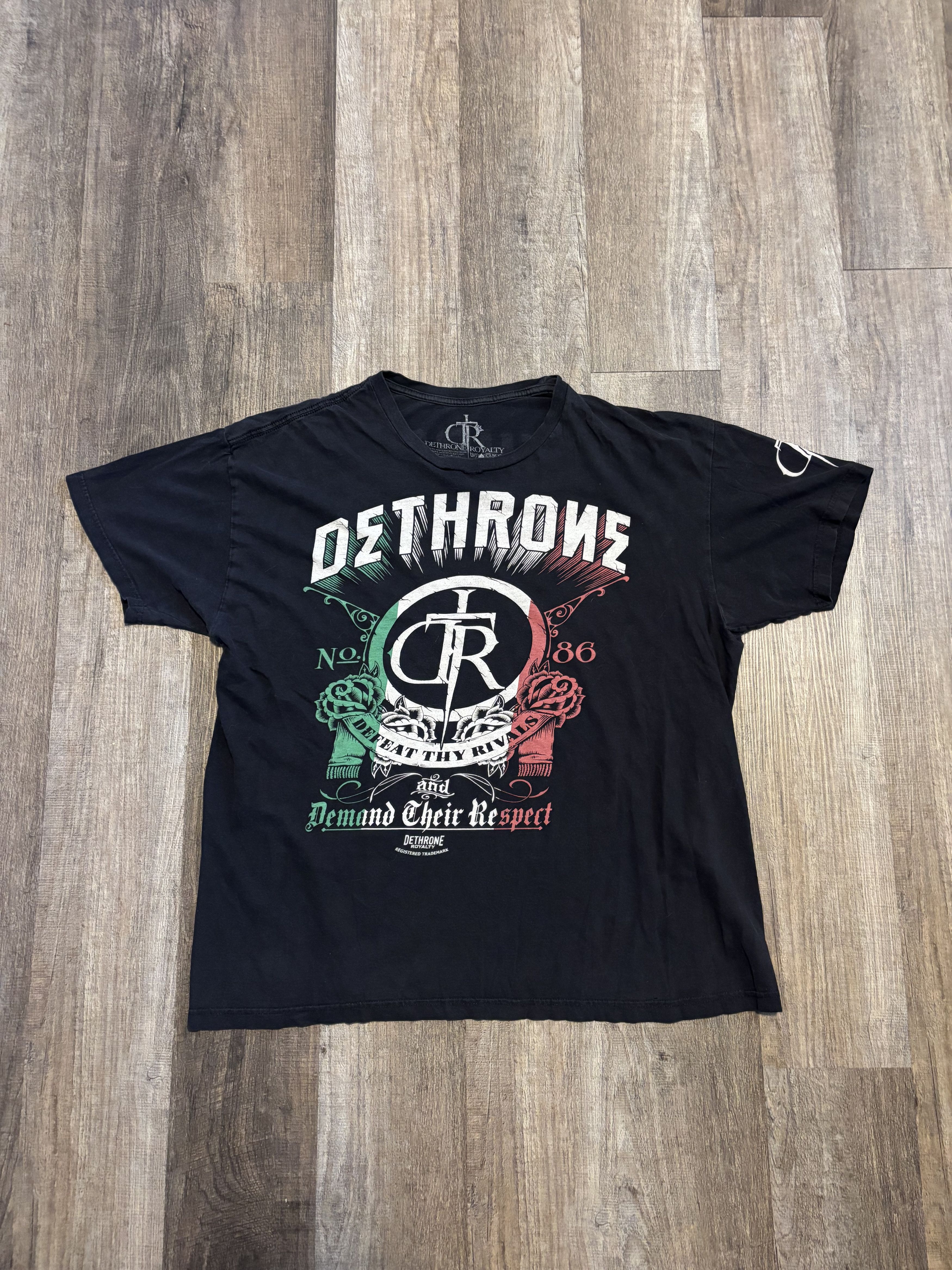 Other Dethrone Royalty Italian Flag Graphic Tee Shirt Size US XL / EU 56 / 4 - 1 Thumbnail