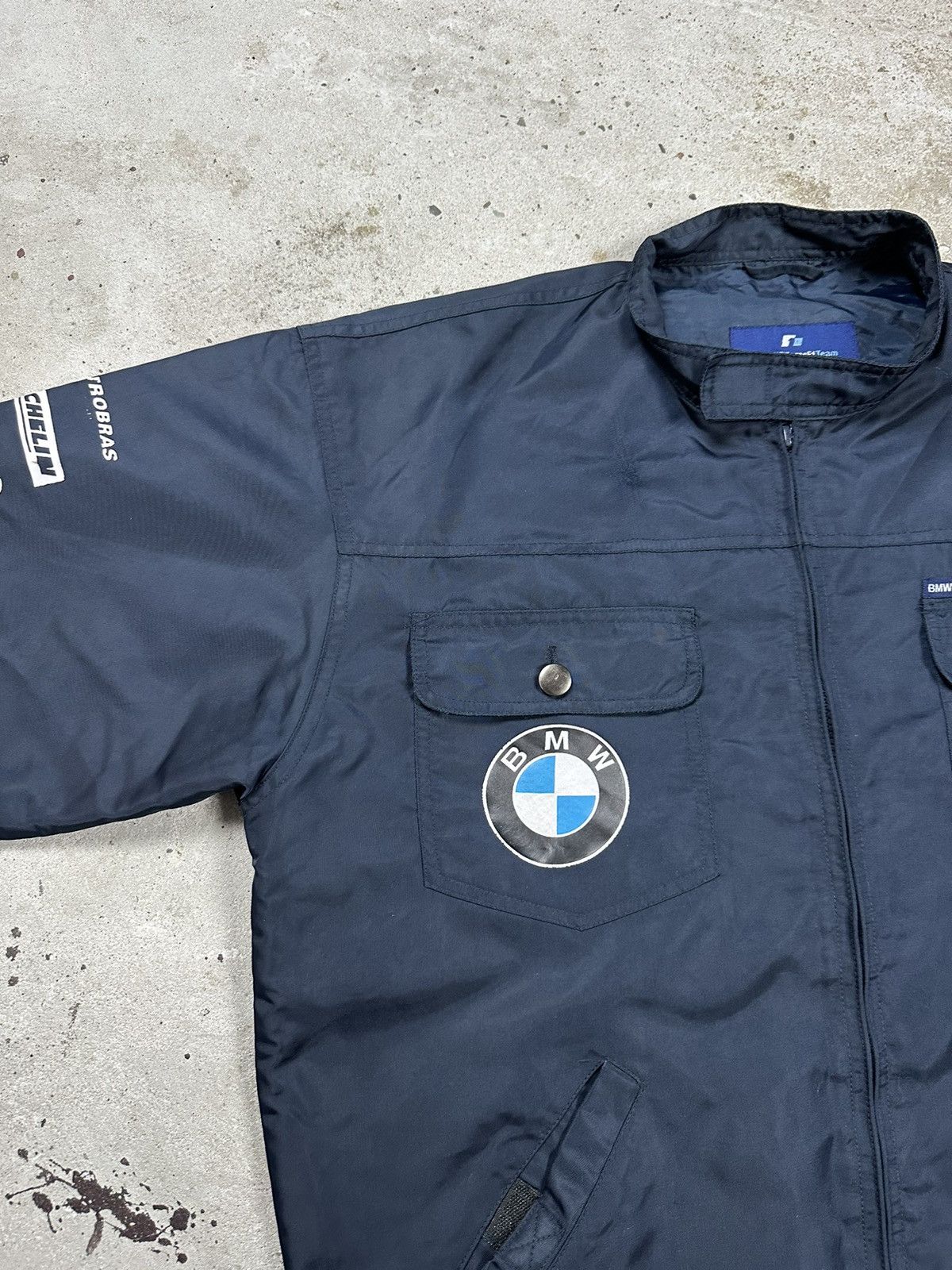 BMW × Vintage Vintage Y2K BMW Compaq Trashed Racing Jacket Size US M / EU 48-50 / 2 - 4 Thumbnail