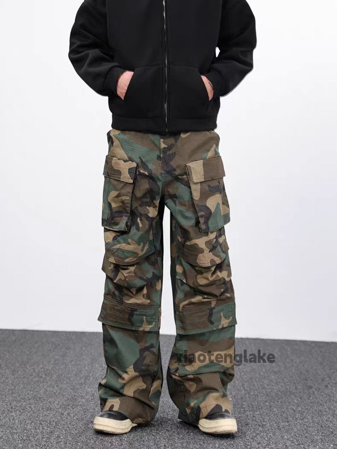 Vintage ltx Balenciaga rickowens style military outdoor cargo pants Size US 30 / EU 46 - 1 Thumbnail