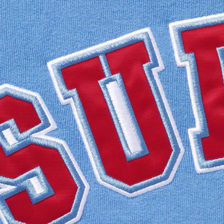 Supreme Supreme Filled Zip Up Hooded Sweatshirt Light Blue Size XXL Size US XXL / EU 58 / 5 - 7 Thumbnail