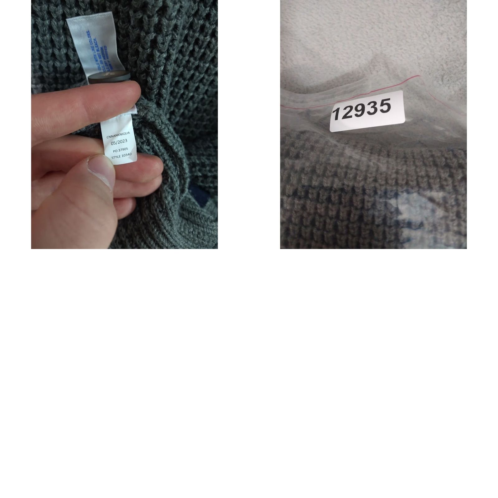 Southern Tide Southern Tide Sweater Mens XL Gray Westmont Jade Waffle Knit Henley Pullover Pullover Knit Mock Neck Casual Winter Fall Mens Size US XL / EU 56 / 4 - 8 Thumbnail