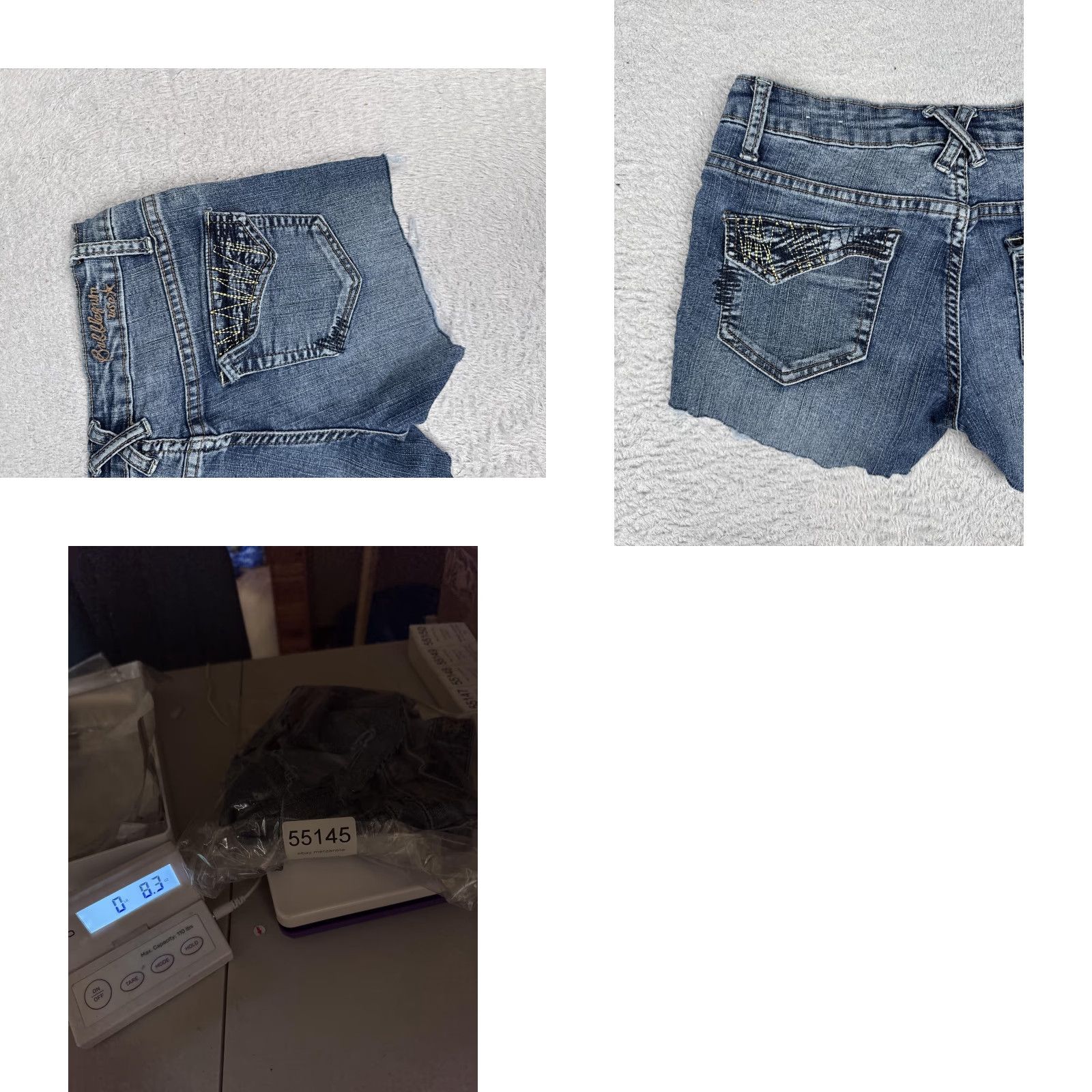 Vintage Bubblegum Shorts Womens 28 Cut-Off Denim 5-Pocket Embroidered Pockets Blue Button Fly Vintage No Size 28" / US 6 / IT 42 - 9 Thumbnail