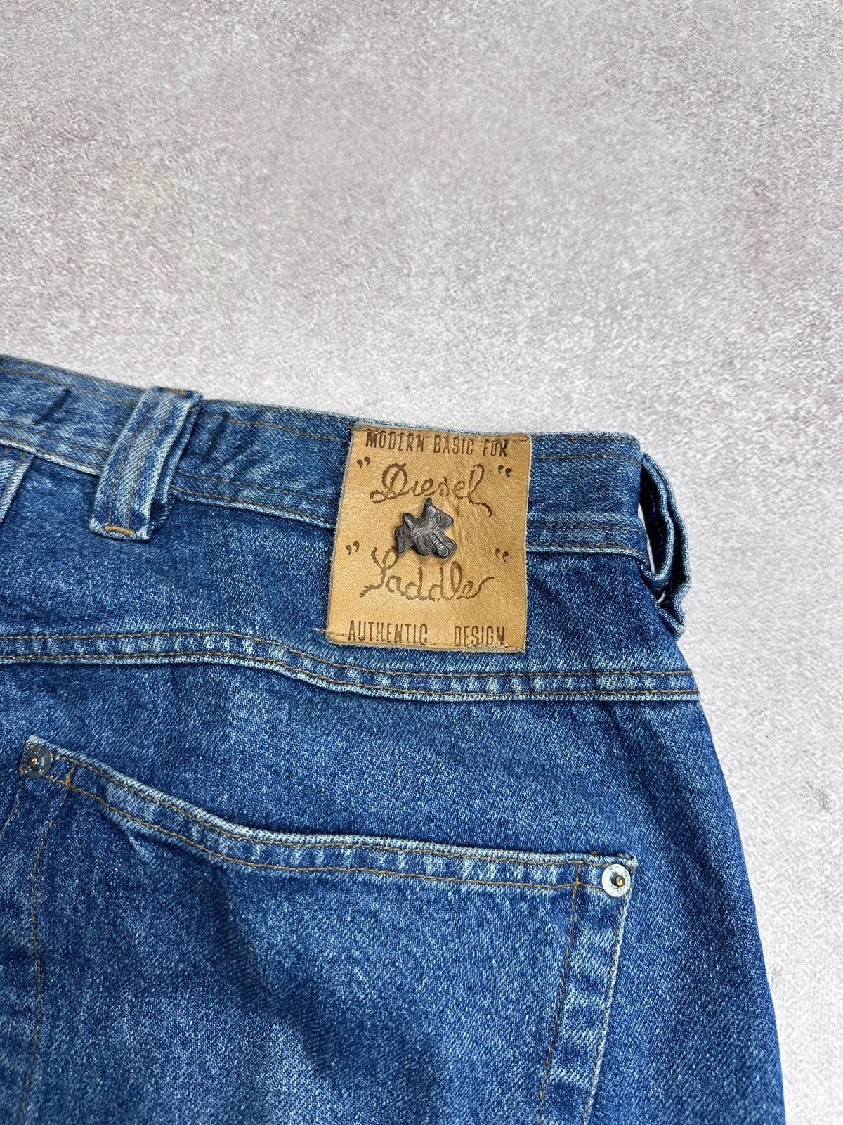 Diesel Vintage 90s Diesel Baggy Denim Jeans Crazy Fit 34 Size US 34 / EU 50 - 3 Thumbnail