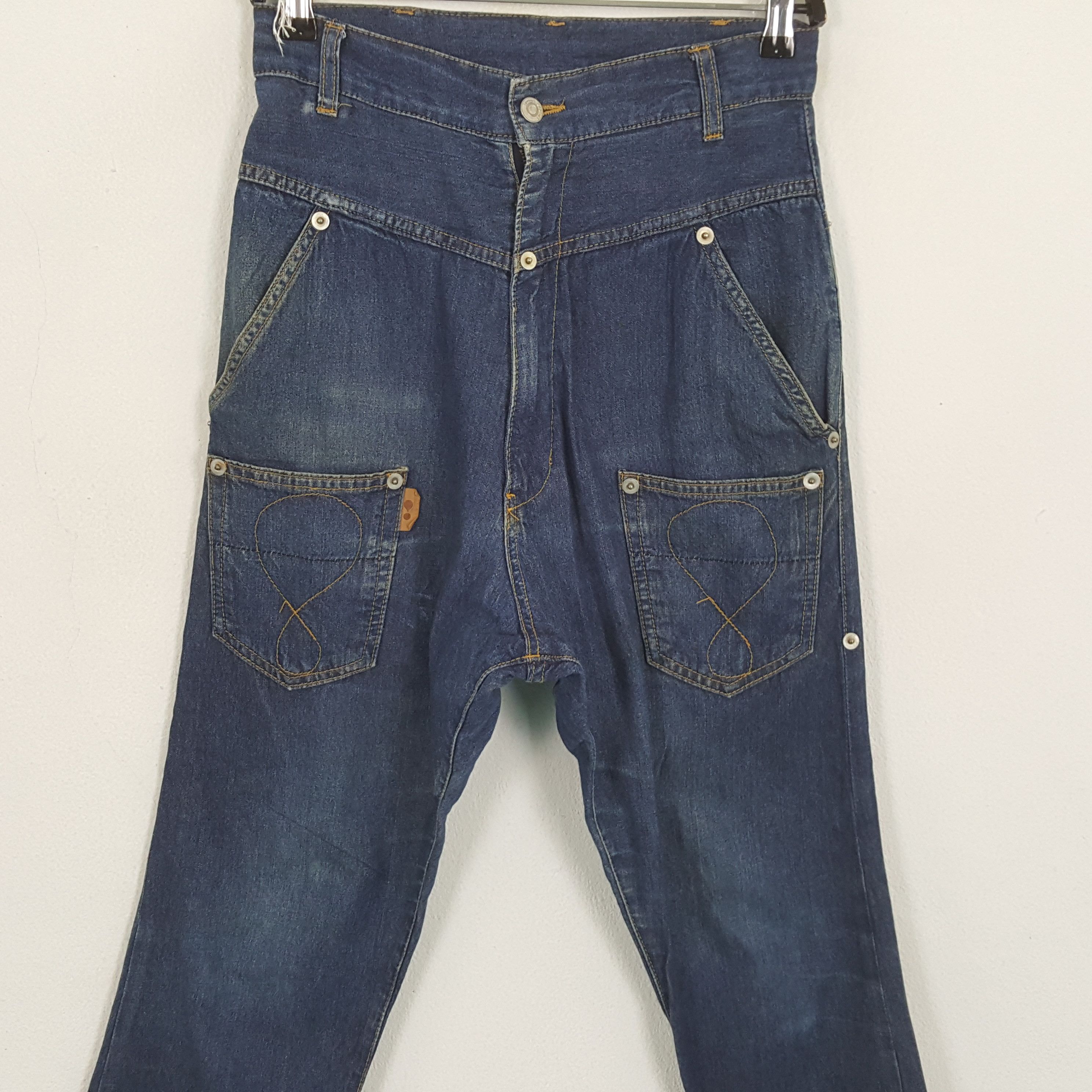 Issey Miyake × Vintage × mercibeaucoup MERCIBEAUCOUP by ISSEY MIYAKE Japanese Designer Brand Jeans Size US 27 - 2 Thumbnail