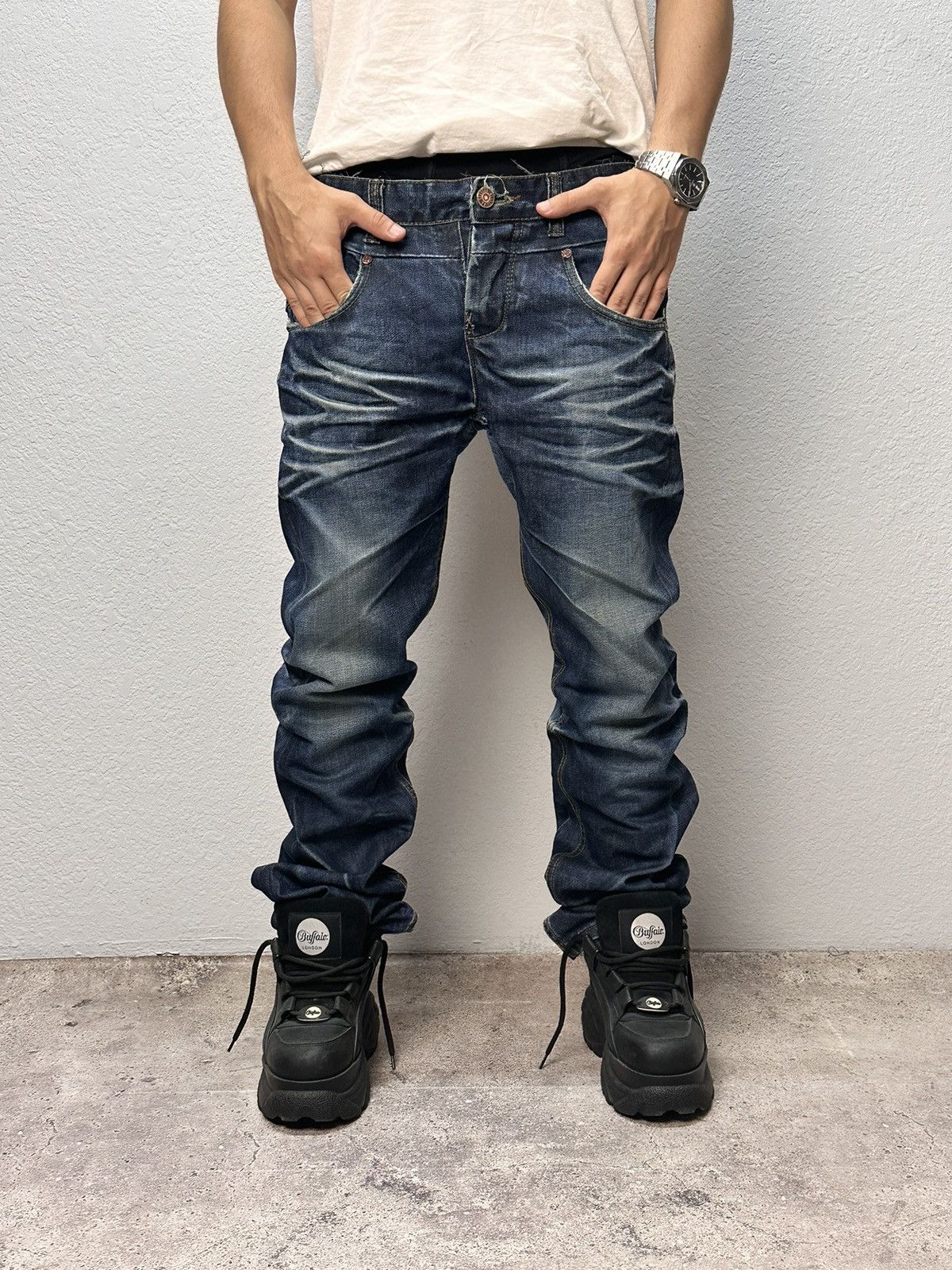 Takeshy Kurosawa LGB Baggy GOA Flare Military Style Cargo Pants Ifsixwasnine Size US 34 / EU 50 - 3 Thumbnail