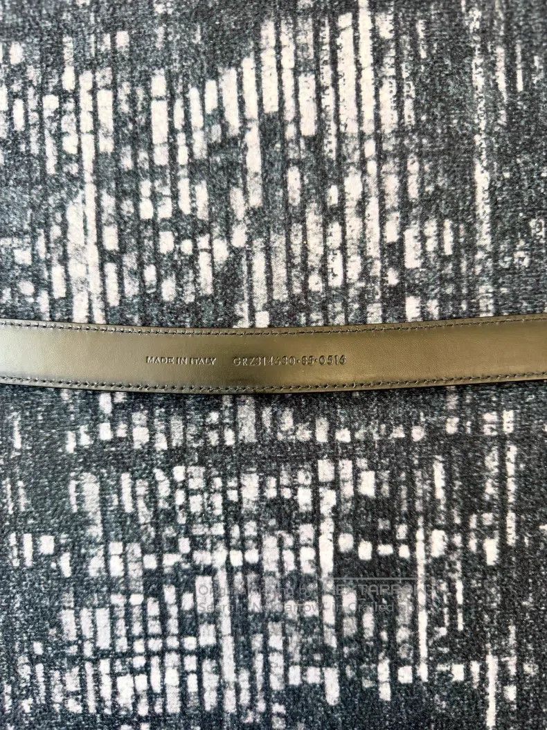 Saint Laurent Paris Saint Laurent Paris size 85 Black Three-Section Buckle Lea Size ONE SIZE - 4 Thumbnail