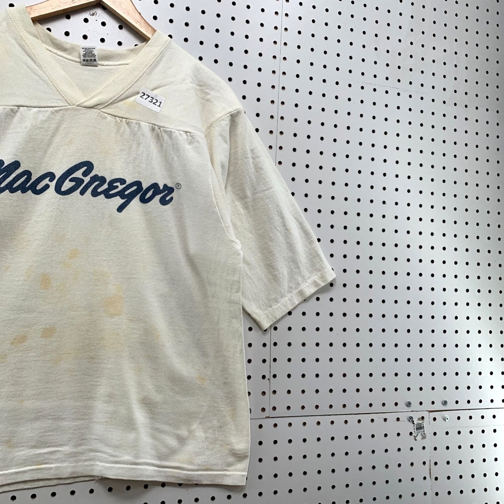 Vintage VINTAGE Medallion Shirt S White Mac Gregor Single Stitch Sleeve Fit 20x24 Size US S / EU 44-46 / 1 - 4 Thumbnail
