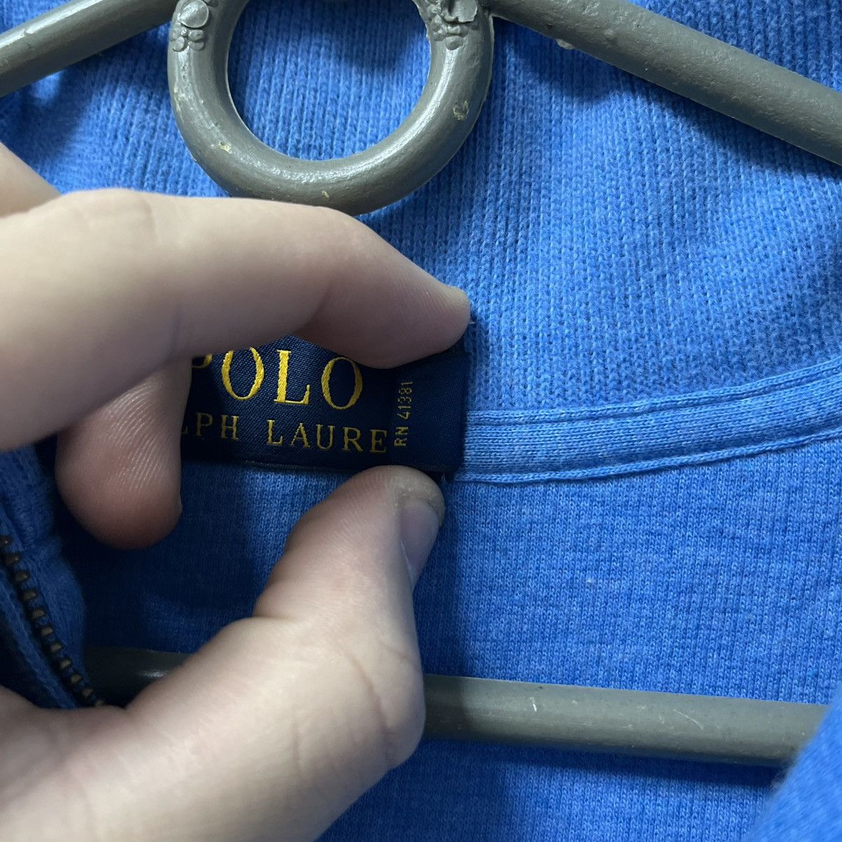 Polo Ralph Lauren Vintage Polo Ralph Lauren 1/3 zip up faded y2k sweatshirt Size US S / EU 44-46 / 1 - 9 Thumbnail
