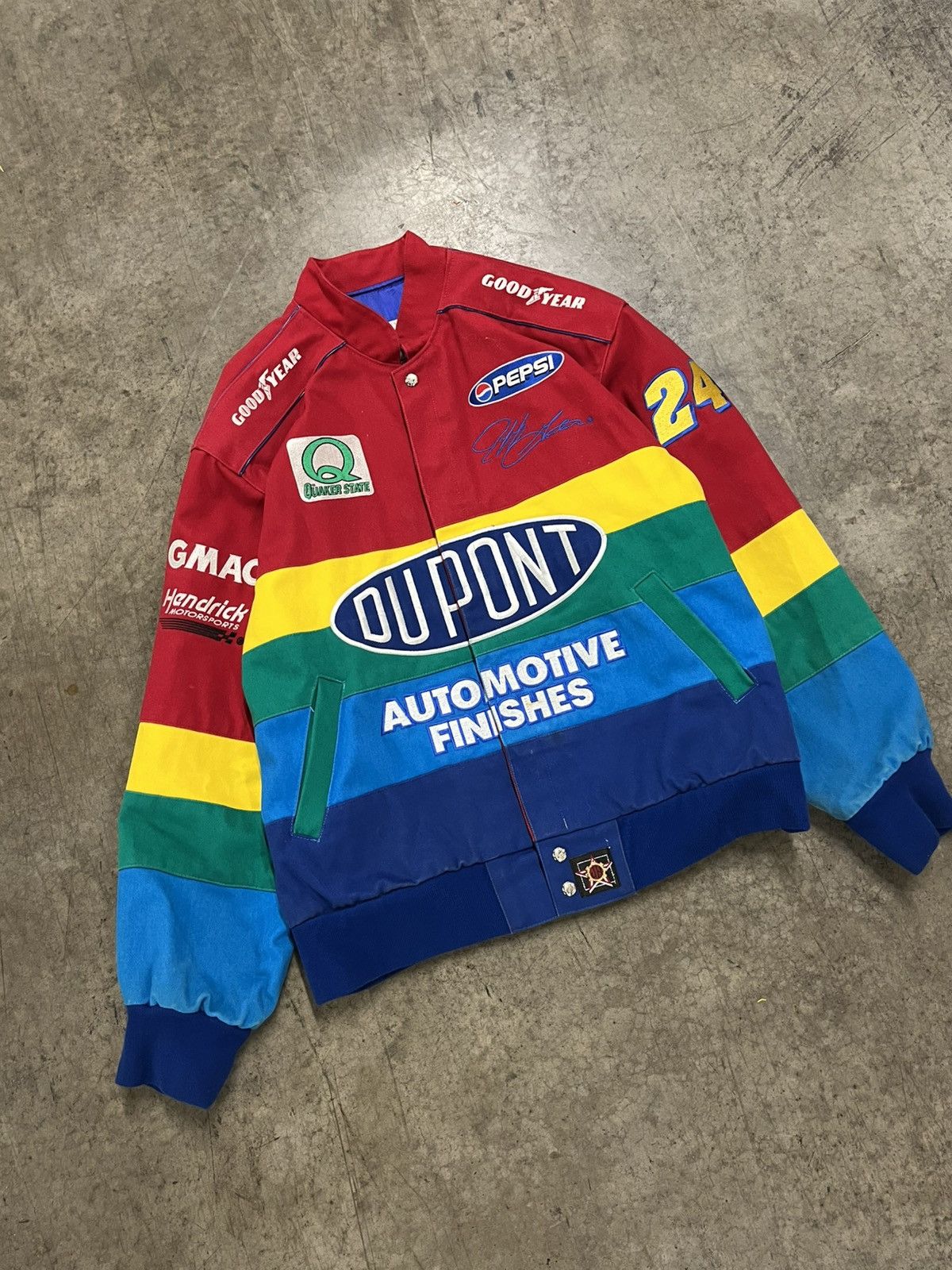 NASCAR × Vintage NASCAR vintage 90s racing jacket streetwear hype rare Size US XL / EU 56 / 4 - 3 Thumbnail