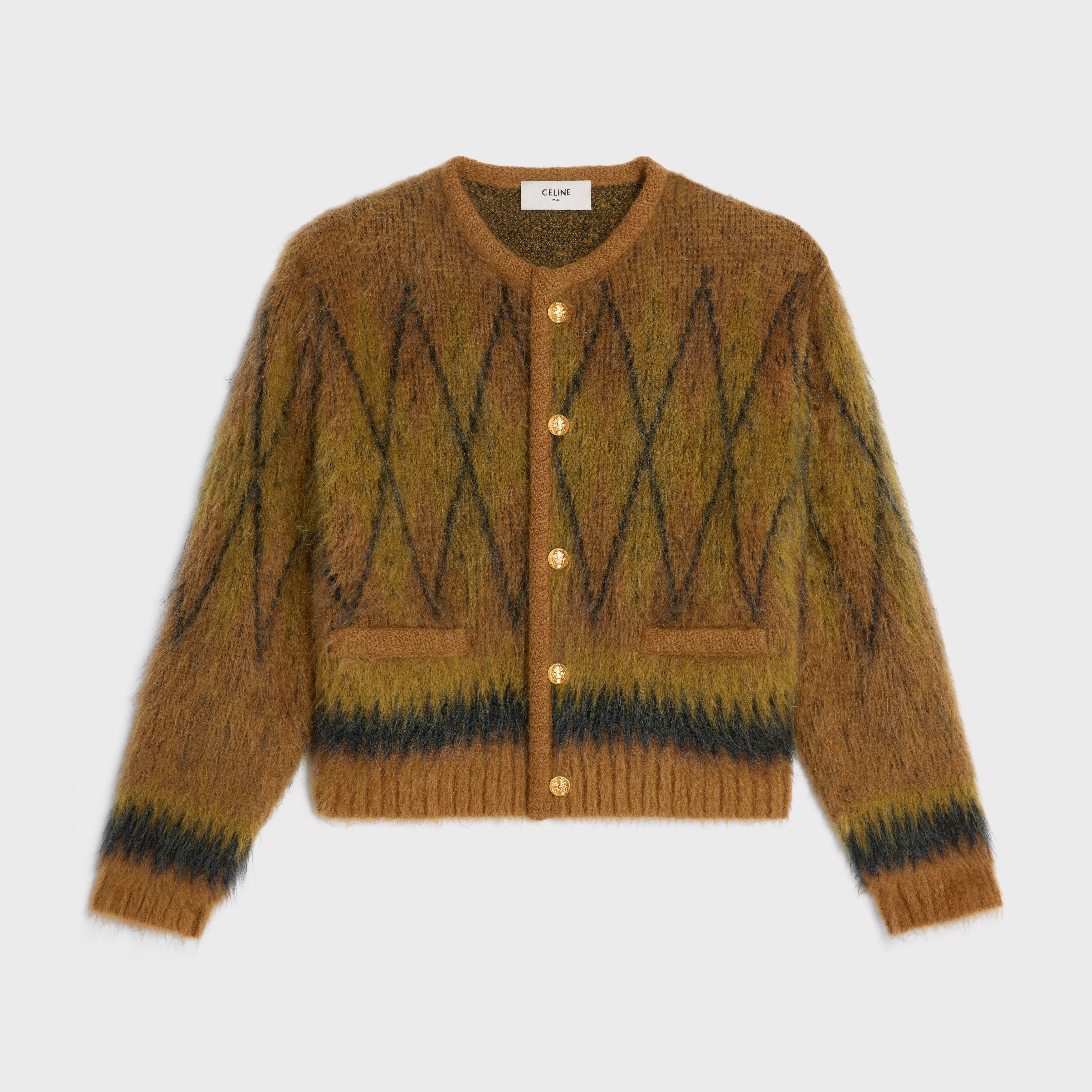 Celine o1bcso1str0925 2AT0A293Y Cardigan Jacket in Rust Size US L / EU 52-54 / 3 - 1 Thumbnail