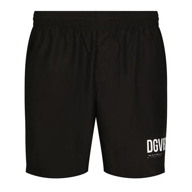 image of Dolce Gabbana O1G2R1Mq0424 Swim Shorts In Nero & Black in Nero/Black, Men's (Size 34)