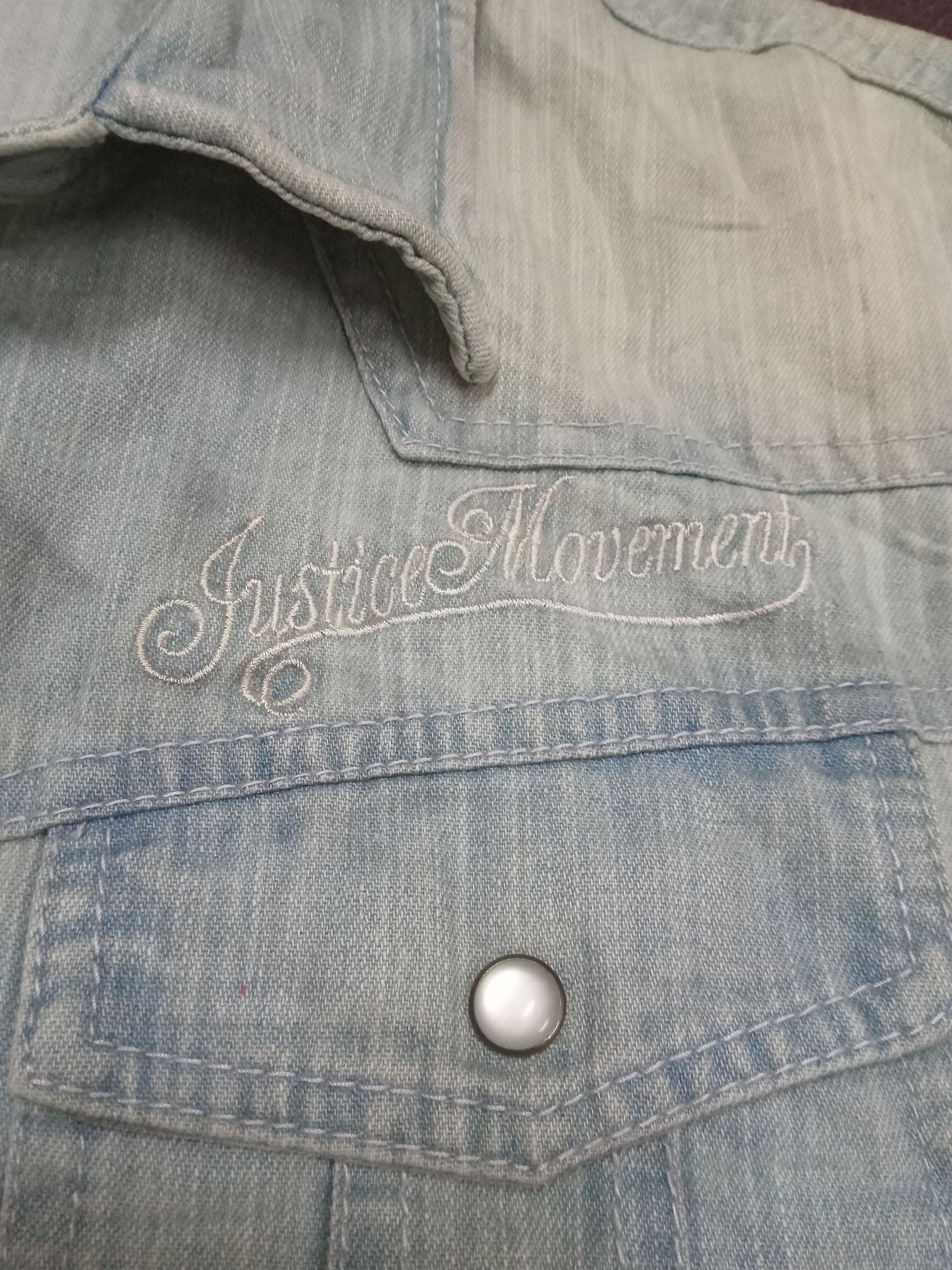 In The Attic In The Attic Denim Western Snap Buttons Shirt Size L / US 10 / IT 46 - 7 Thumbnail