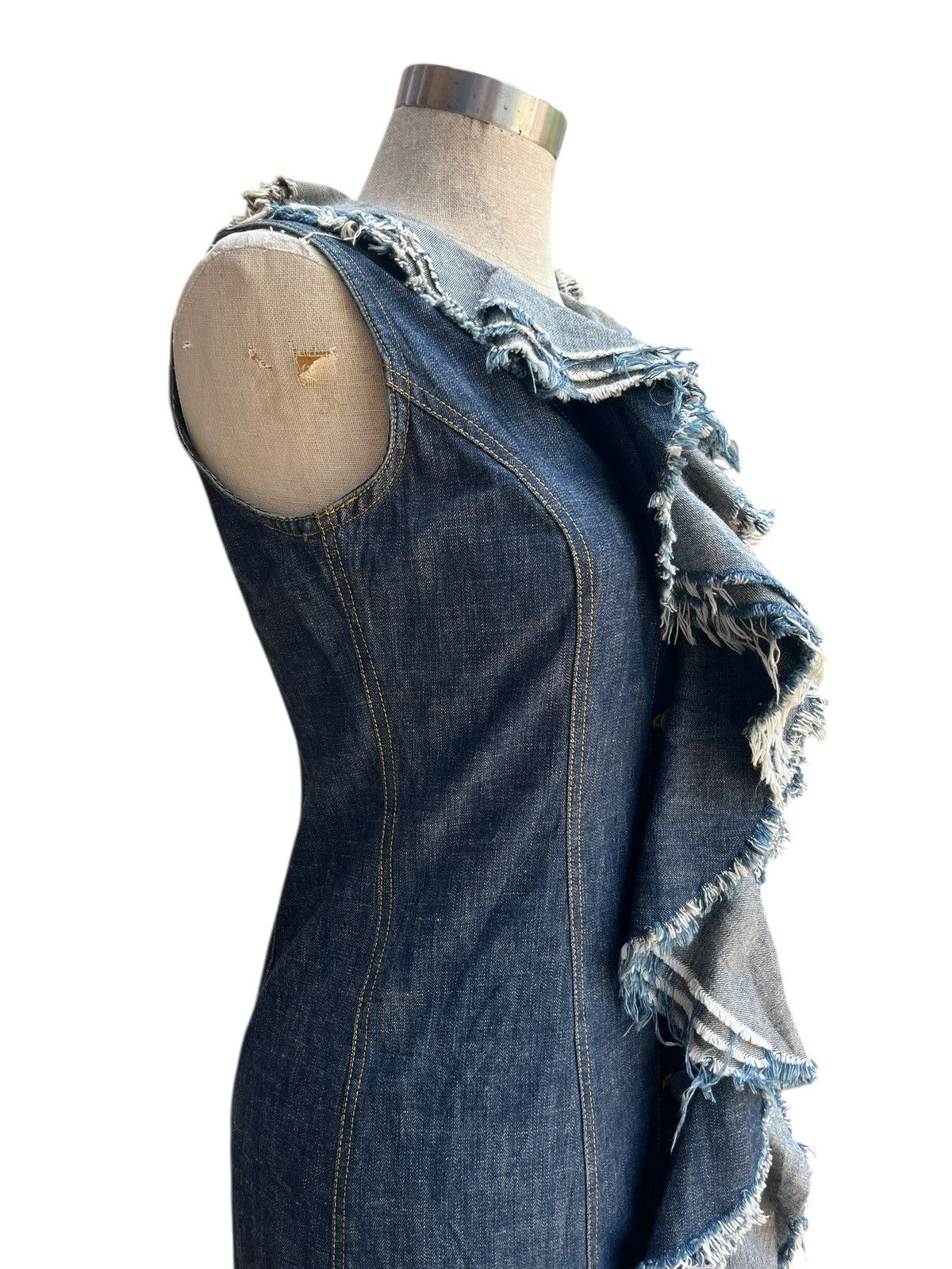 Japanese Brand Denim dress Size S / US 4 / IT 40 - 13 Thumbnail