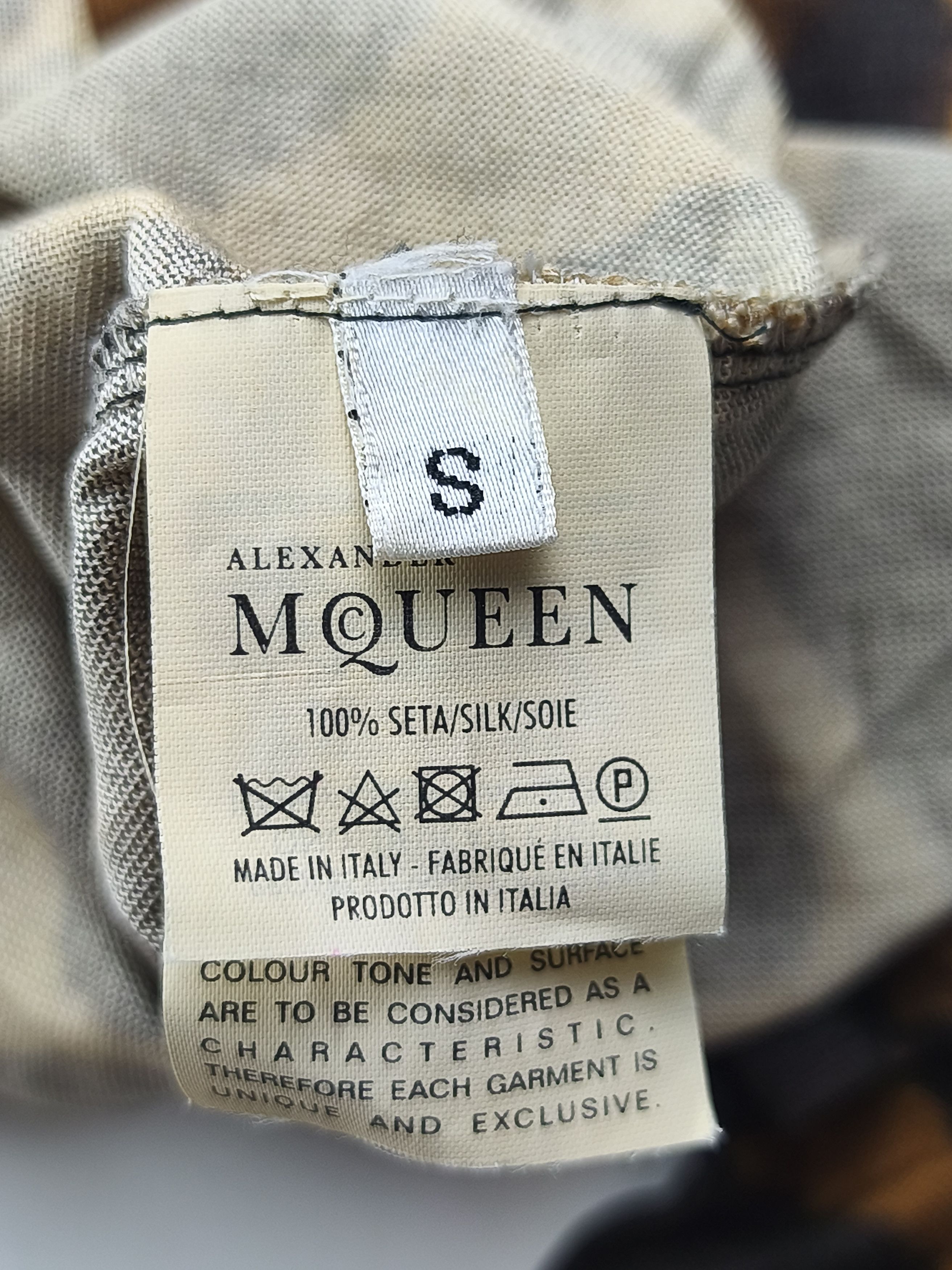Alexander McQueen Alexander McQueen leopard assymetric silk dress Size S / US 4 / IT 40 - 16 Thumbnail