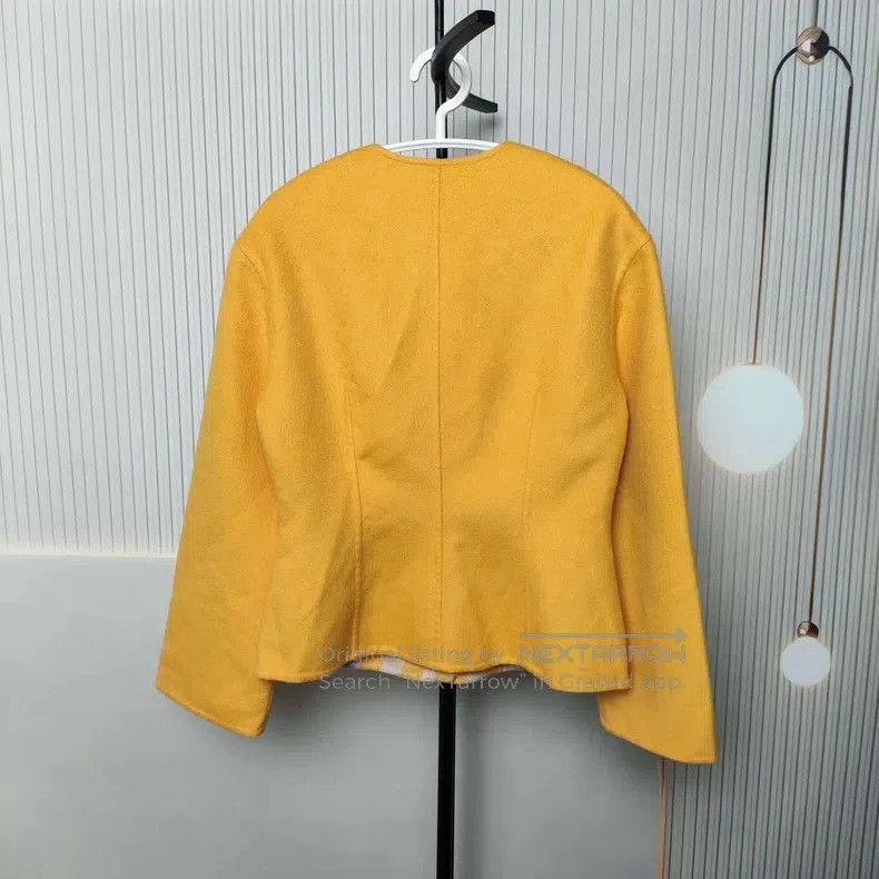 Hermes Hermes Yellow Cashmere Coat Size 36. Size US S / EU 44-46 / 1 - 2 Thumbnail
