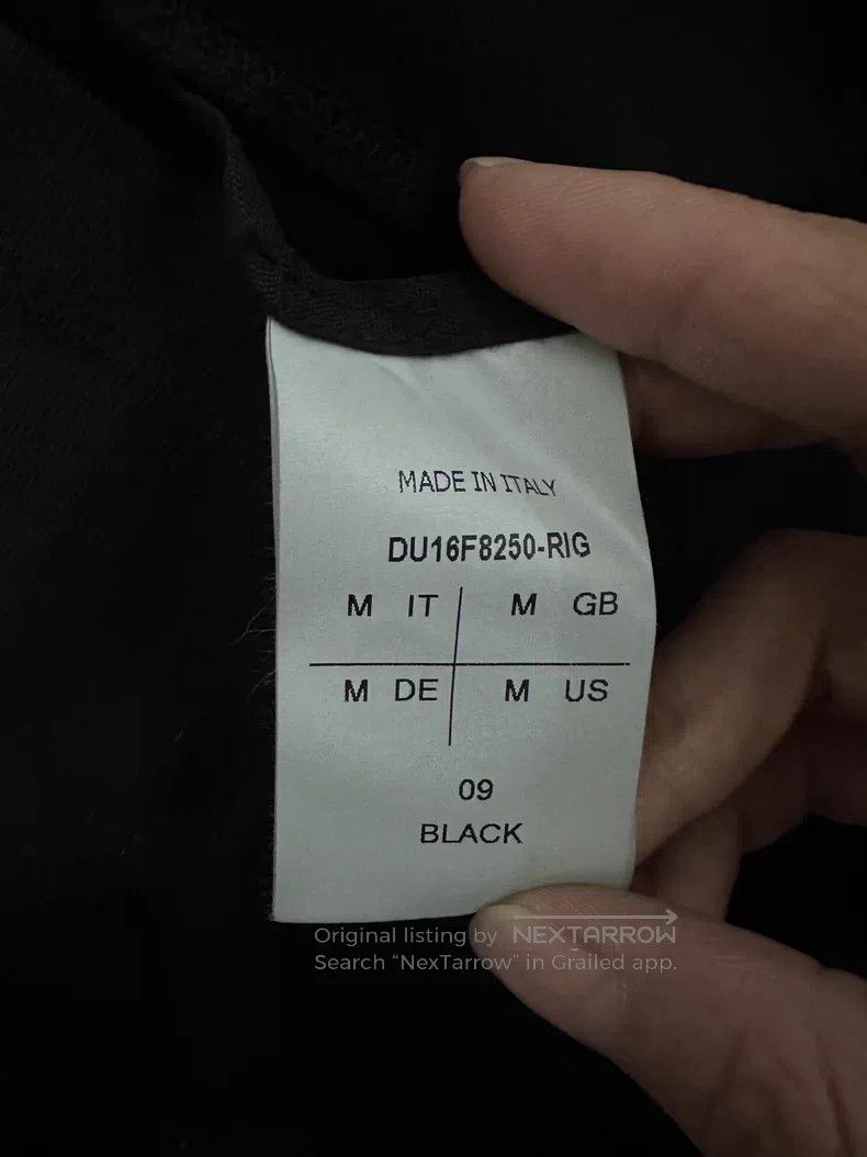 Rick Owens RICK OWENS Thin Fleece Long Sleeve T-Shirt Size US XS / EU 42 / 0 - 6 Thumbnail