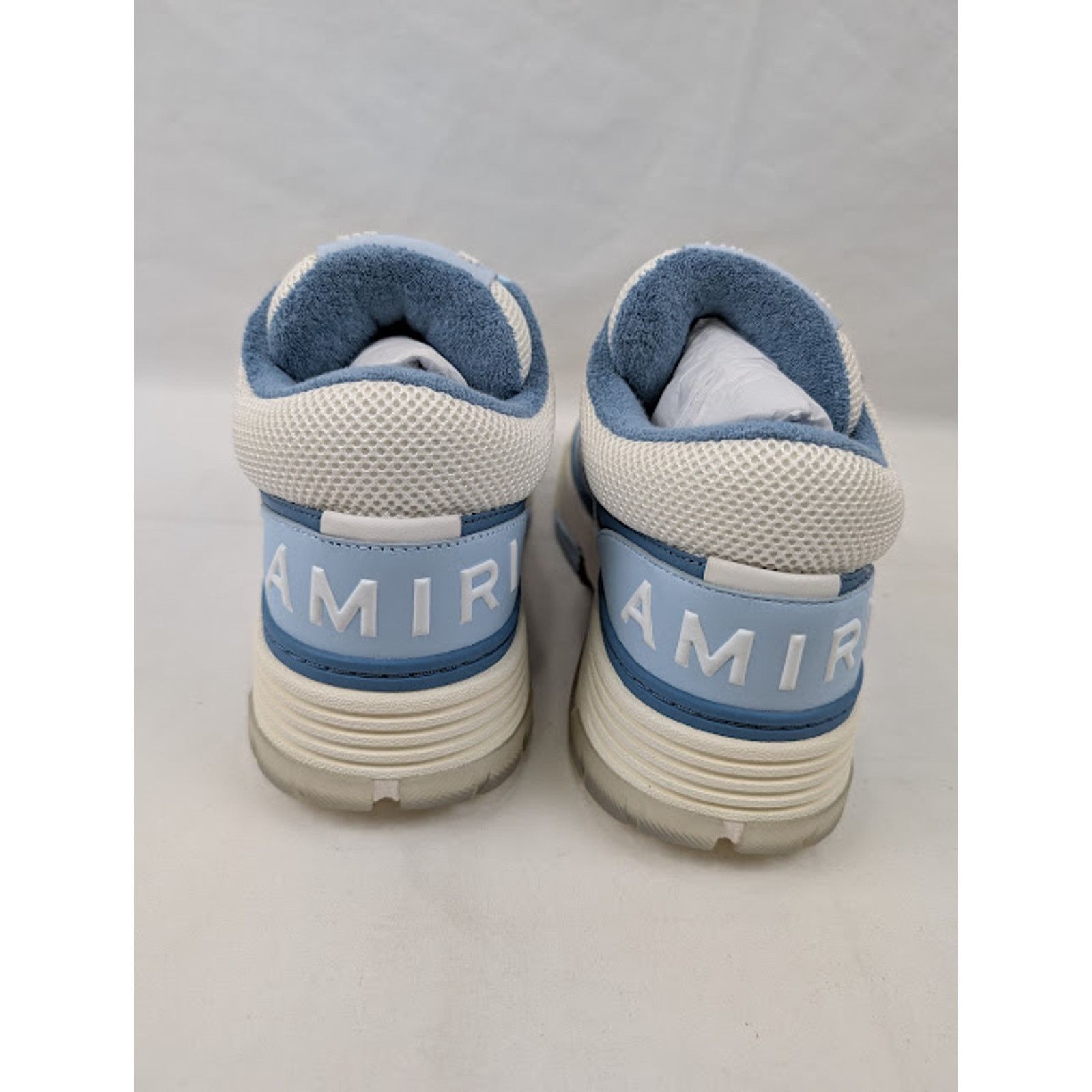 Amiri o1rshd1 MA-1 Low-Top Sneakers in Alabaster Blue Size US 13 / EU 46 - 19 Thumbnail