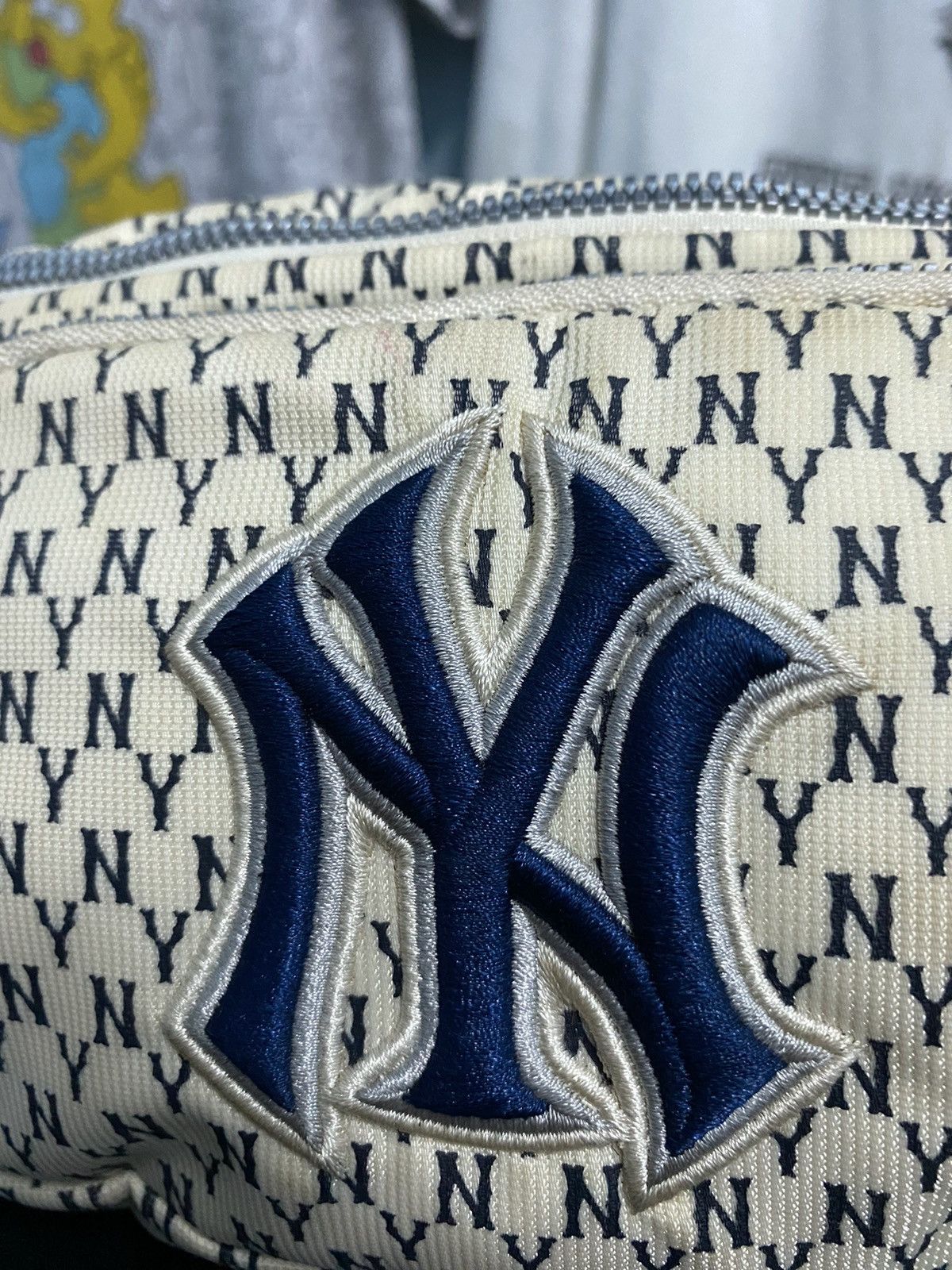 Japanese Brand × Only NY NYK Classic Monogram Hipsack (Cream blue) Size ONE SIZE - 3 Thumbnail