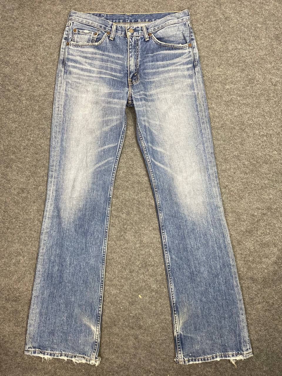 Levi's vintage levis 517 bootcut flare distressed style denim Size US 33 - 10 Thumbnail