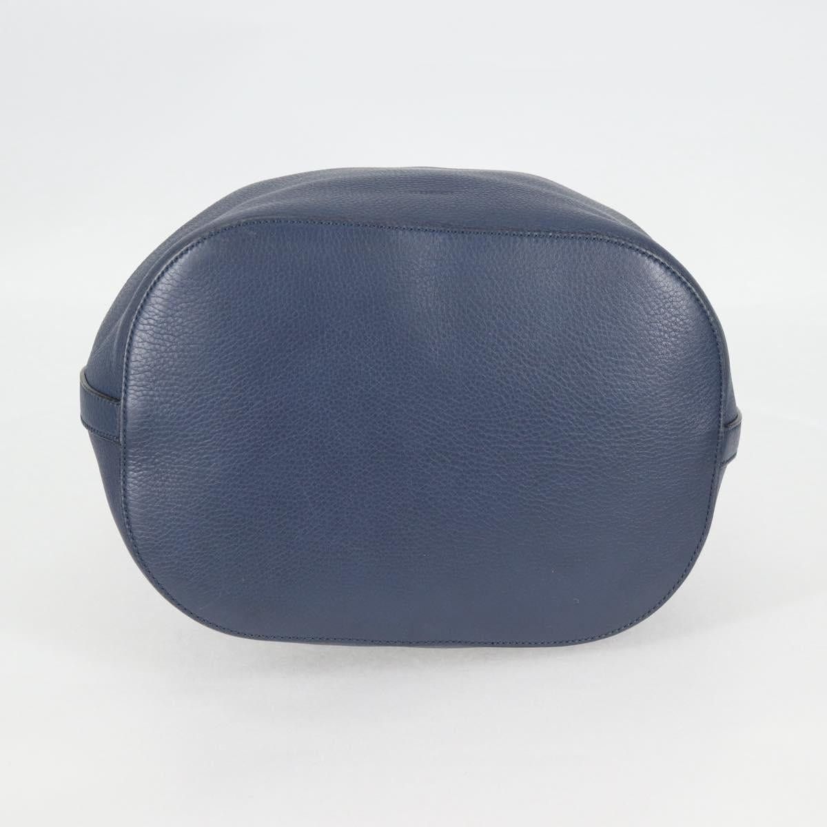 Gucci GUCCI Bamboo Hand Bag Leather Blue Gold Size ONE SIZE - 9 Thumbnail