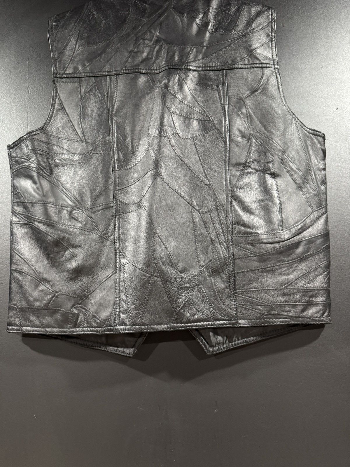 Vintage 1990s Vintage Navarre Leather Company Leather Vest XXXL Size US XXL / EU 58 / 5 - 8 Thumbnail