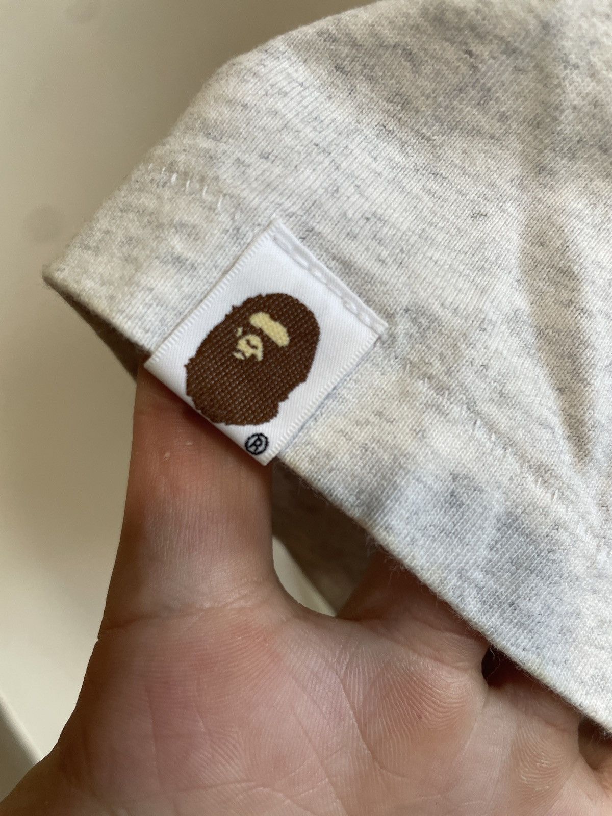 Bape Bape Repeat Logo Heather grey Baggy Tee Size US XL / EU 56 / 4 - 5 Thumbnail