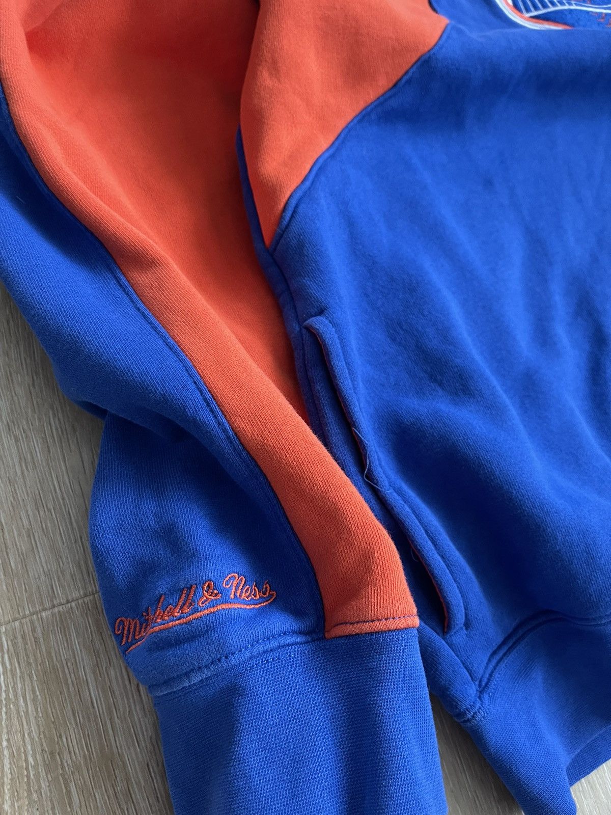 Mitchell & Ness × Vintage VINTAGE Y2K MITCHELL & NESS HEAVYWEIGHT HOODIE Size US XL / EU 56 / 4 - 9 Thumbnail