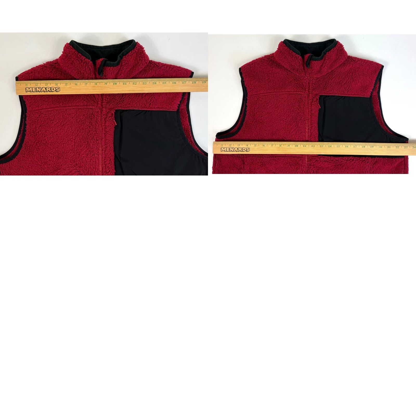 Vintage VINTAGE L.L. Bean Vest Men's Polartec Fleece Full Zip Burgundy Size L Tall Size US L / EU 52-54 / 3 - 9 Thumbnail