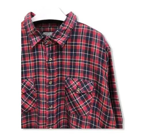 Flannel Vintage Villand Plaid Tartan Flannel Shirt 👕 Size US XL / EU 56 / 4 - 2 Thumbnail