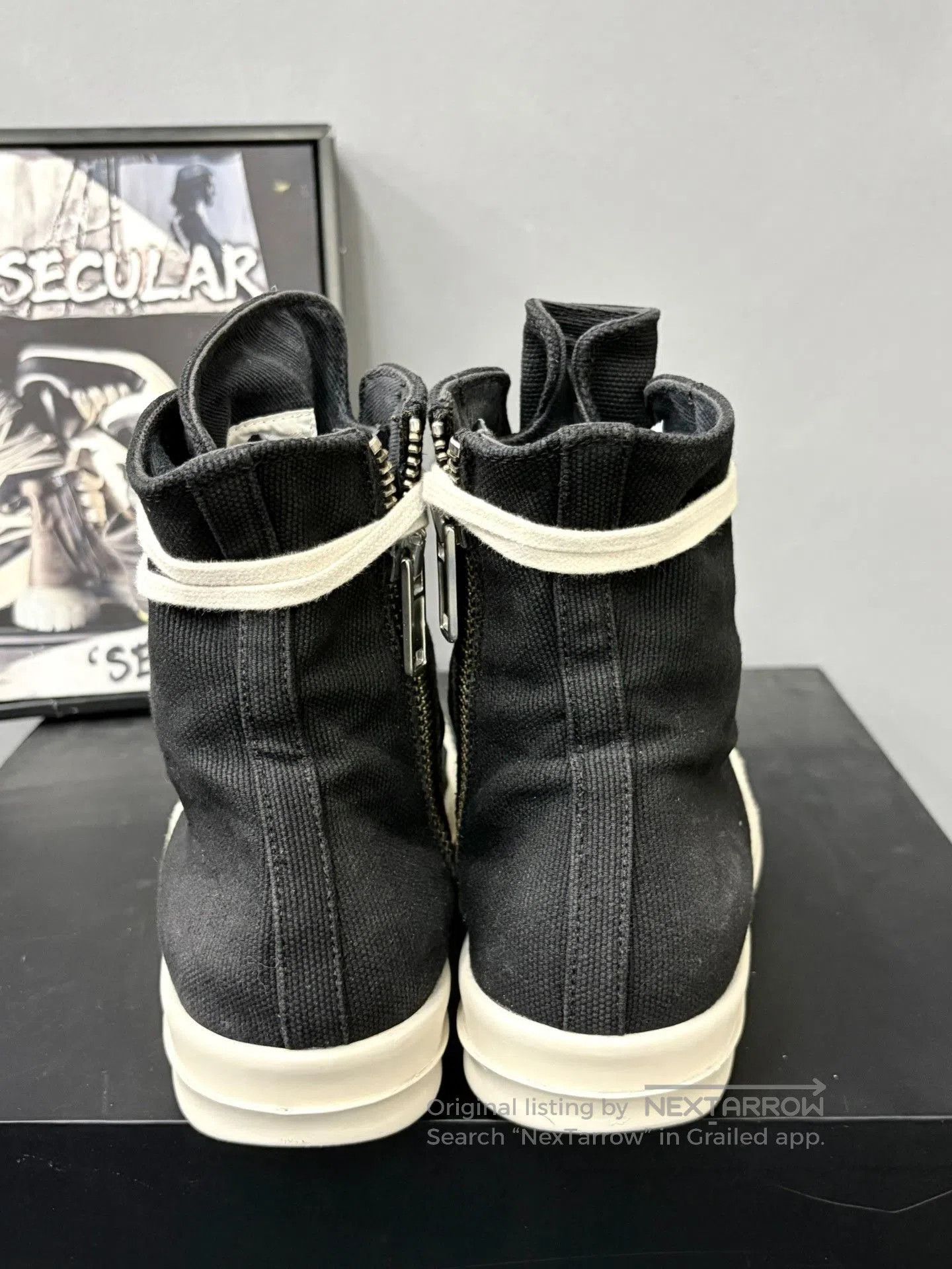 Rick Owens Drkshdw Rick Owens Drkshd Canvas High. Size US 7 / EU 40 - 7 Thumbnail