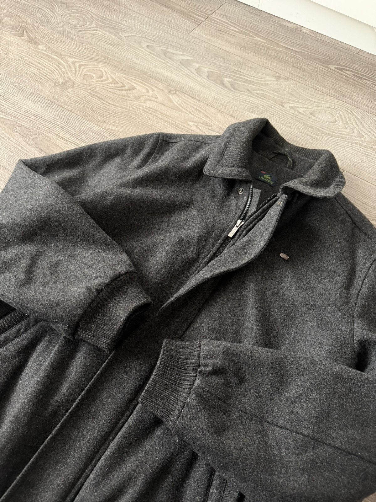 Lacoste Vintage Lacoste Laine Wool Men’s Luxury Coat Insulate Jacket Size US XL / EU 56 / 4 - 15 Thumbnail