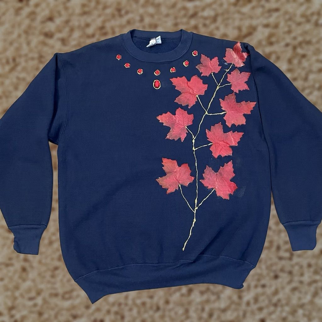 Wilson VINTAGE Wilson Sweatshirt Adult Large Blue Pullover 90s Logo Graphic Print Crew Neck Knits Size US L / EU 52-54 / 3 - 1 Thumbnail