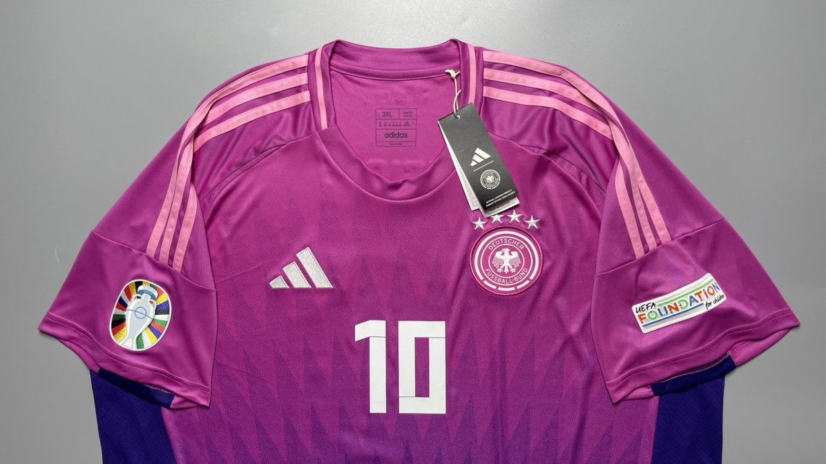 Adidas 3XL GERMANY ADIDAS 2024 EURO SOCCER AWAY JERSEY #10 MUSIALA Size US XXL / EU 58 / 5 - 3 Thumbnail