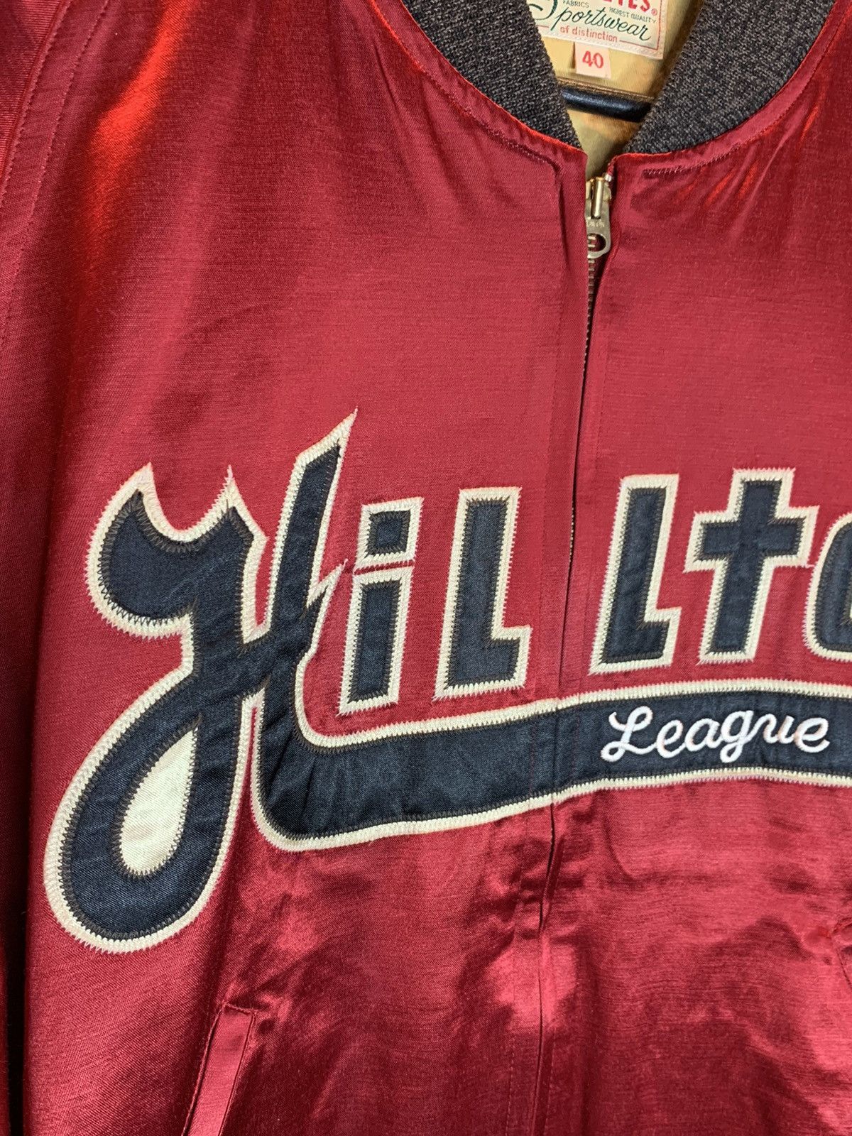 Toyo Enterprises RARE Style Eyes Hilltop League Embroidered Japan-Made Jacket Size US L / EU 52-54 / 3 - 2 Thumbnail