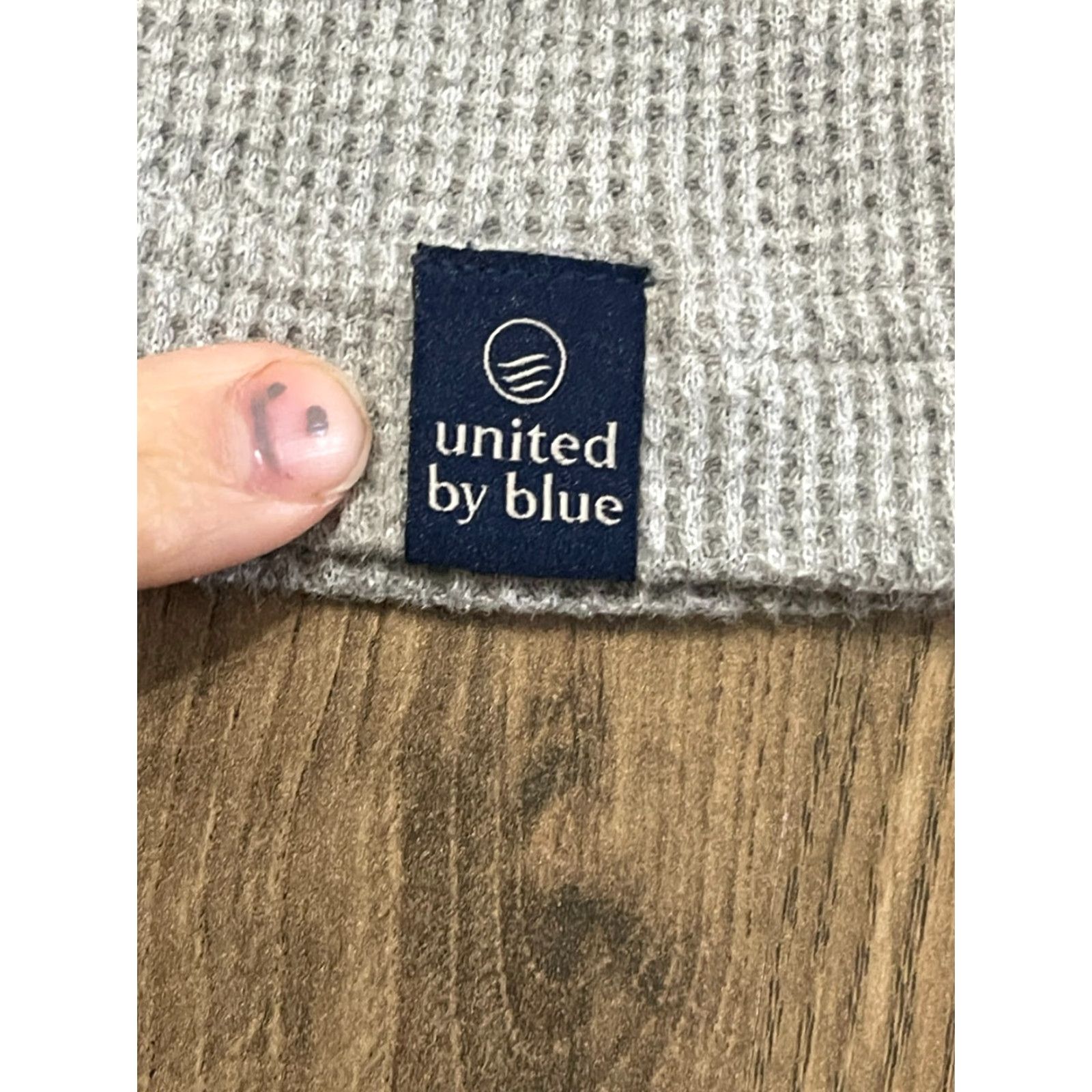 Vintage United by Blue Shirt Men L Gray Long Sleeve T-Shirt Regular Vintage No Size US L / EU 52-54 / 3 - 7 Thumbnail
