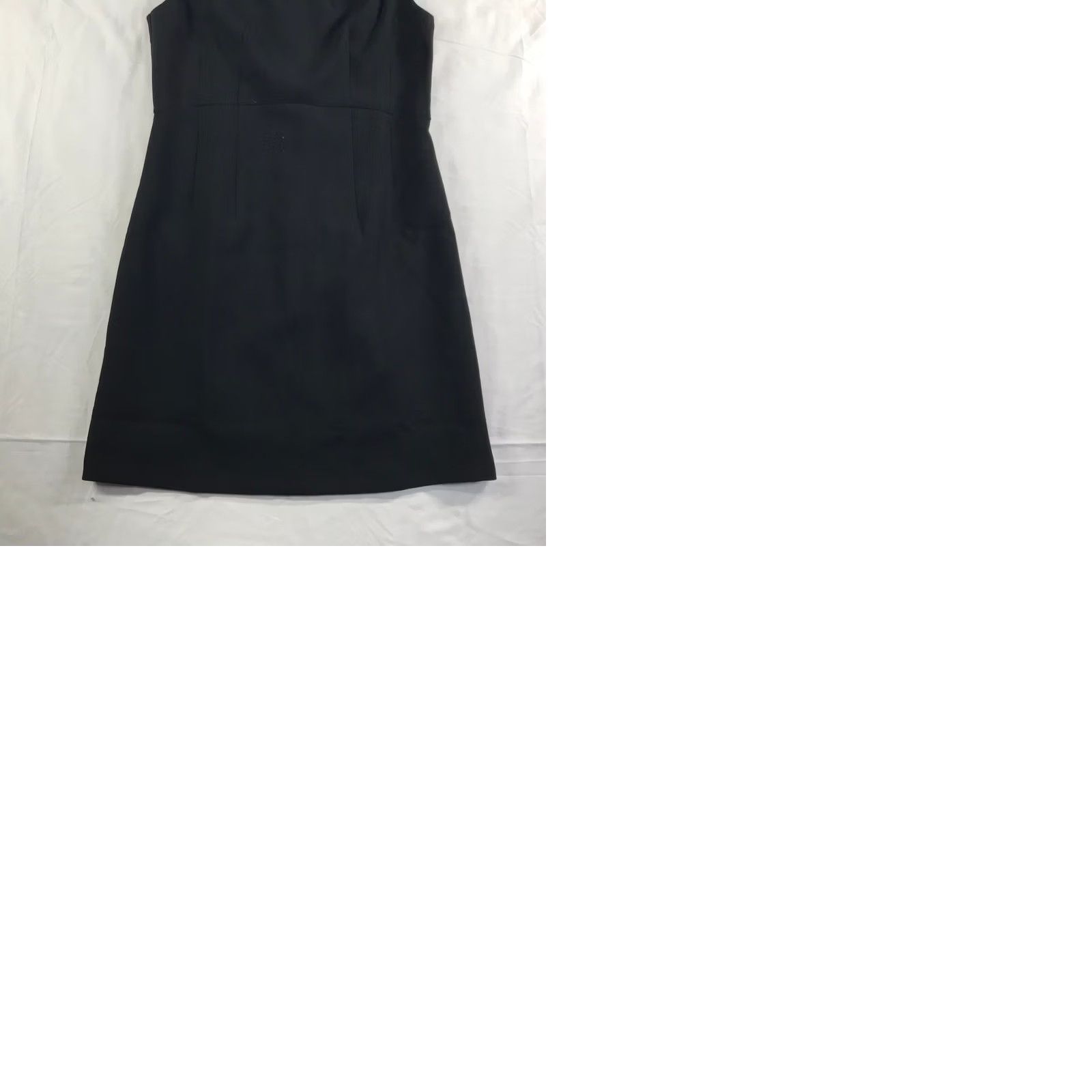 Banana Republic Banana Republic Sheath Dress Sz 6 Black Sleeveless Pleated Neck A-Line Womens Size M / US 6-8 / IT 42-44 - 9 Thumbnail