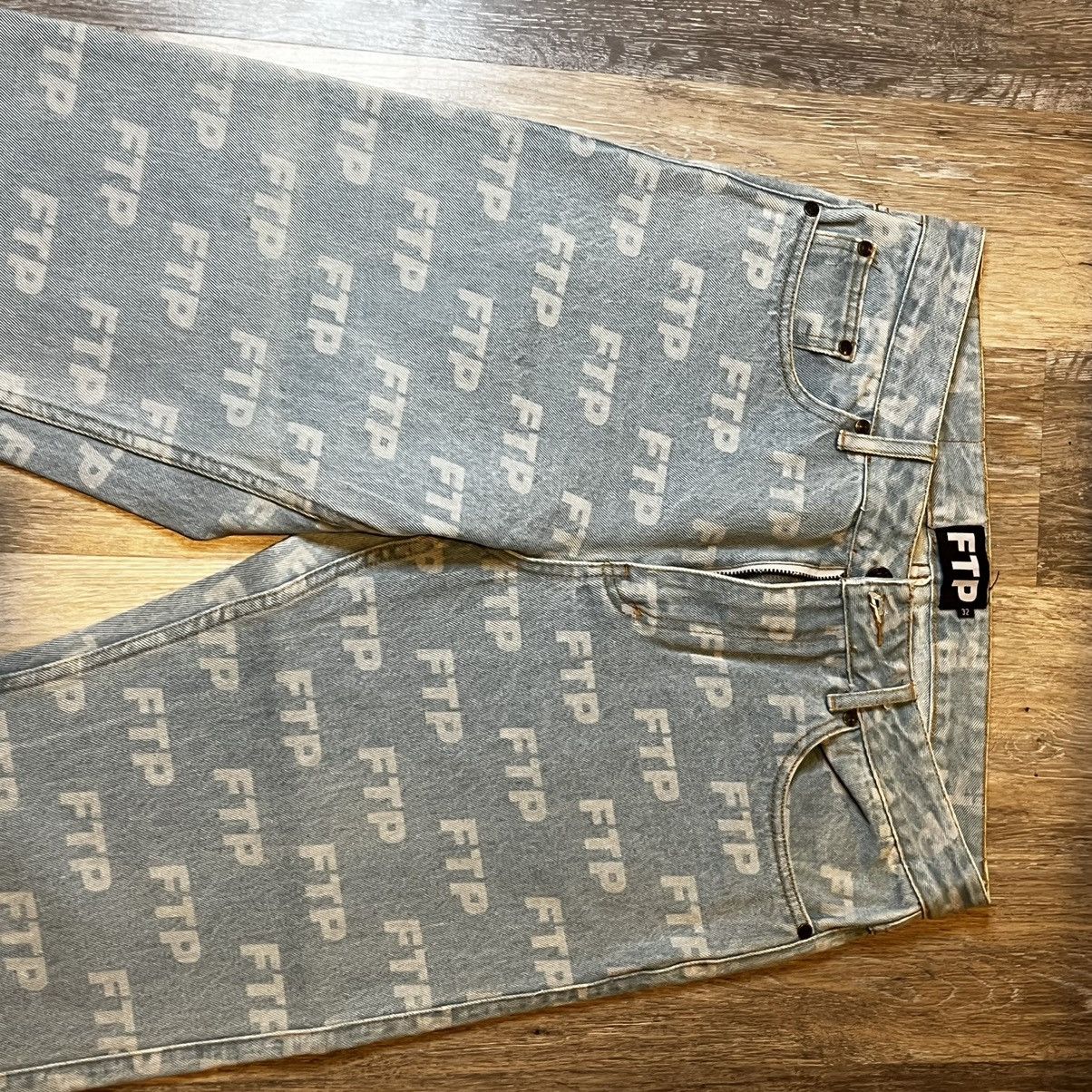 Fuck The Population Fuck The Population Allover Denim pant Jeans Size US 32 / EU 48 - 7 Thumbnail