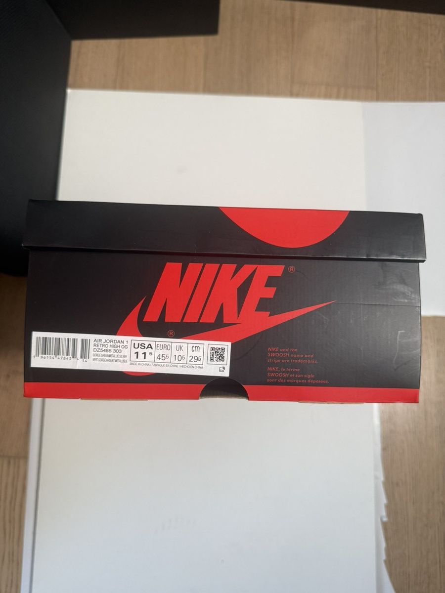 Jordan Brand Jordan 1 High - Gorge Green Size US 11.5 / EU 44-45 - 8 Thumbnail