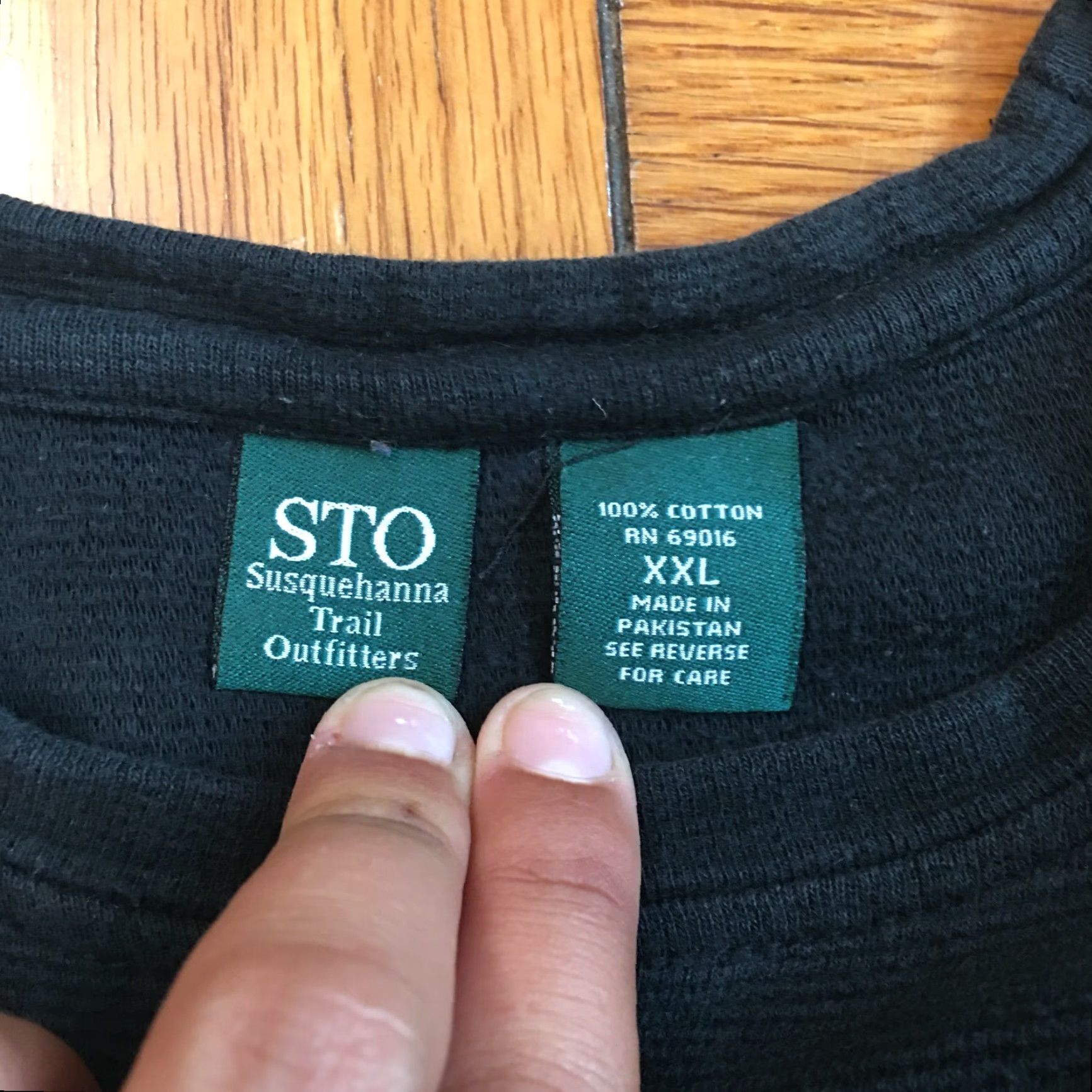 Vintage VINTAGE STO Susquehanna Trail Outfitters Men's Short Sleeve T-Shirt Black Size XXL Casual Cotton Size US XXL / EU 58 / 5 - 3 Thumbnail